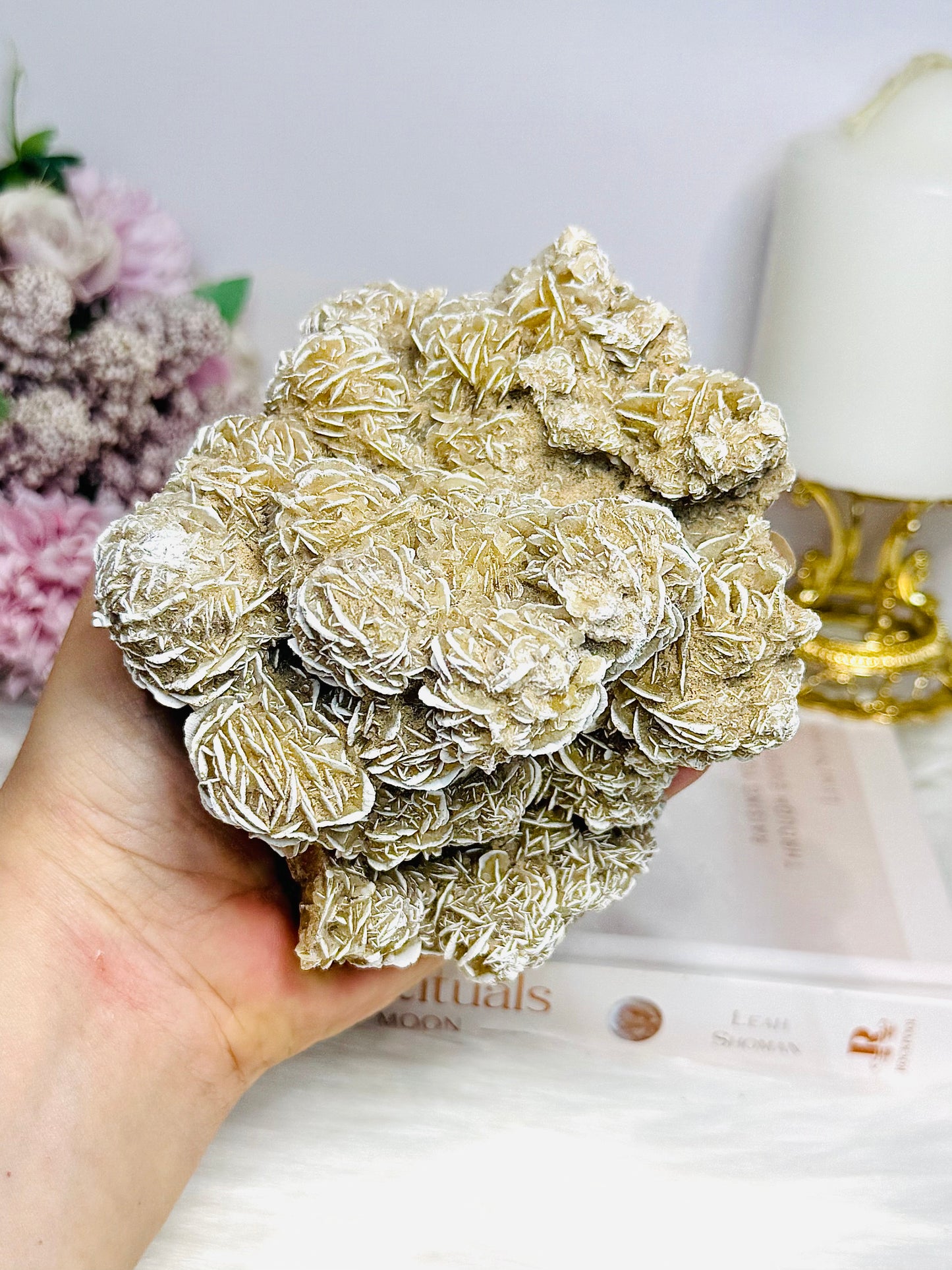 Natural Large Desert Rose Selenite Specimen 547g