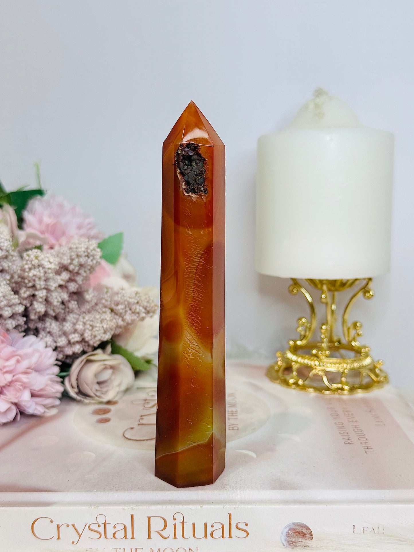 Carnelian Tower 14cm