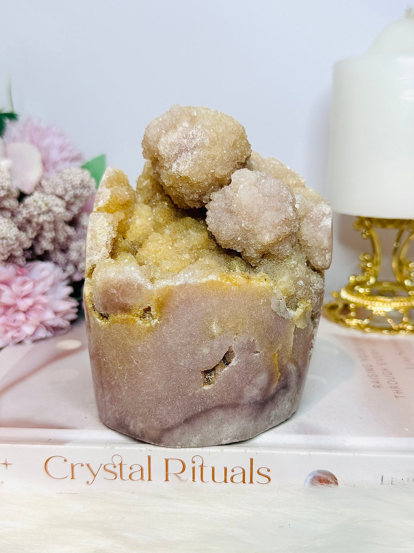 ⚜️ SALE ⚜️ Large Natural Pink Amethyst Druzy Freeform 1.03KG