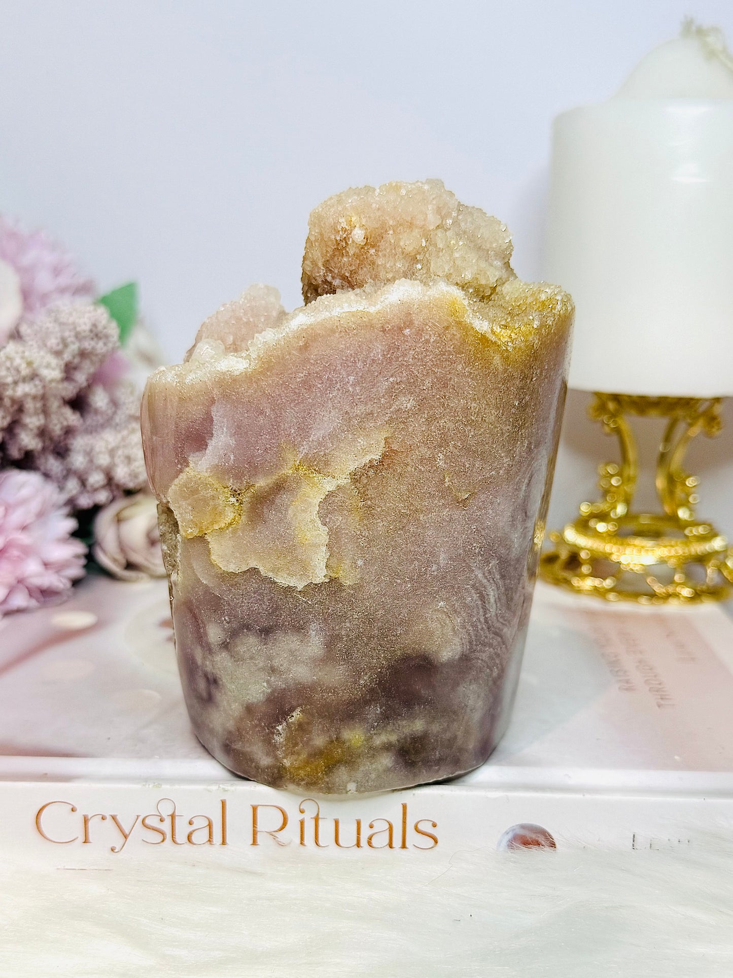 ⚜️ SALE ⚜️ Large Natural Pink Amethyst Druzy Freeform 1.03KG