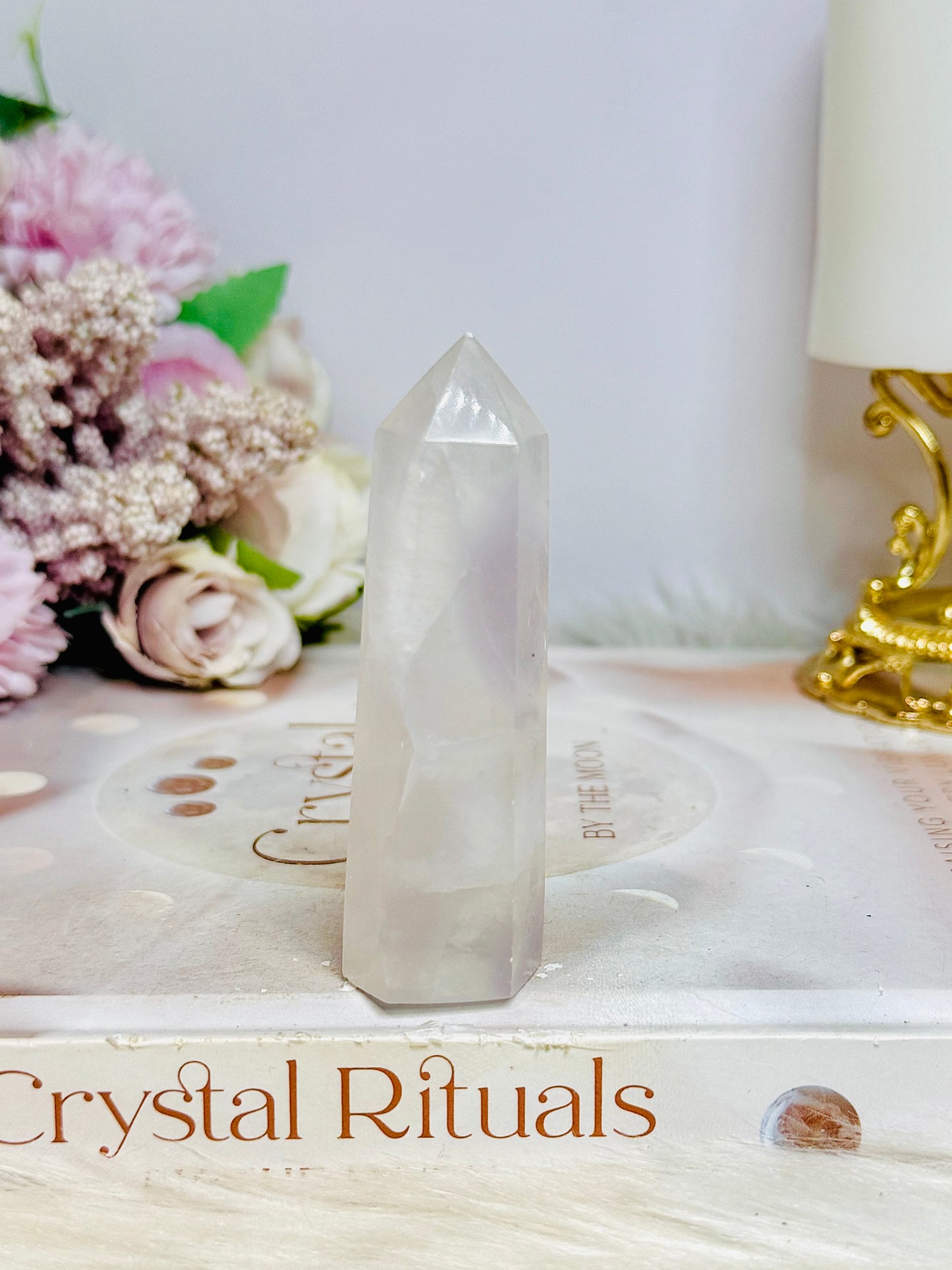 Pastel Fluorite Tower 8cm