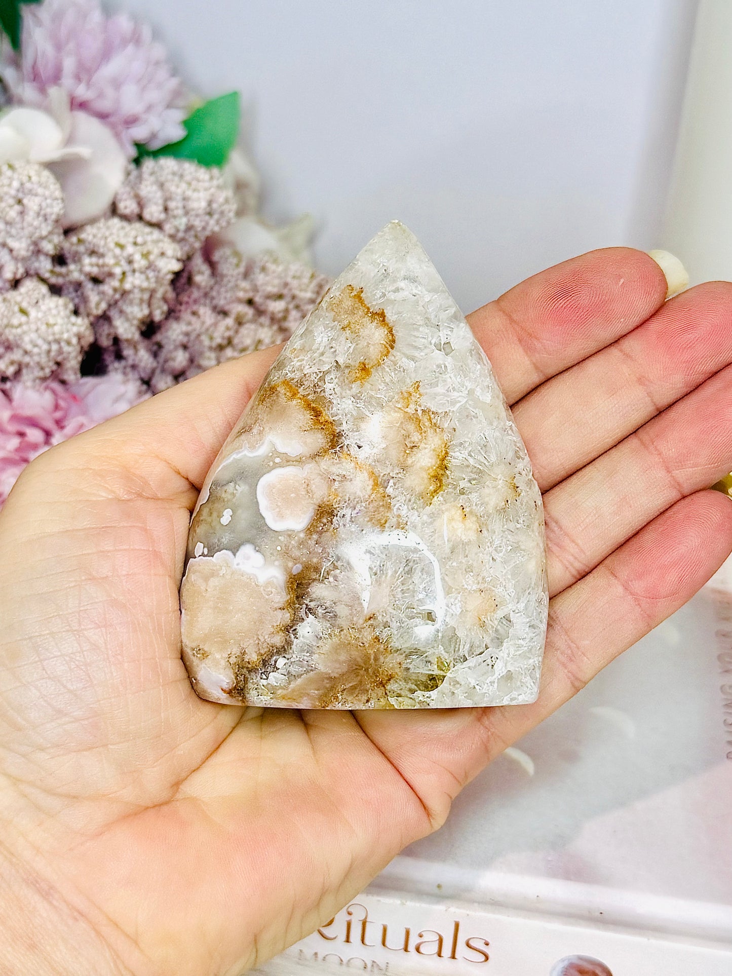 Flower Agate Flame | Freeform 9cm