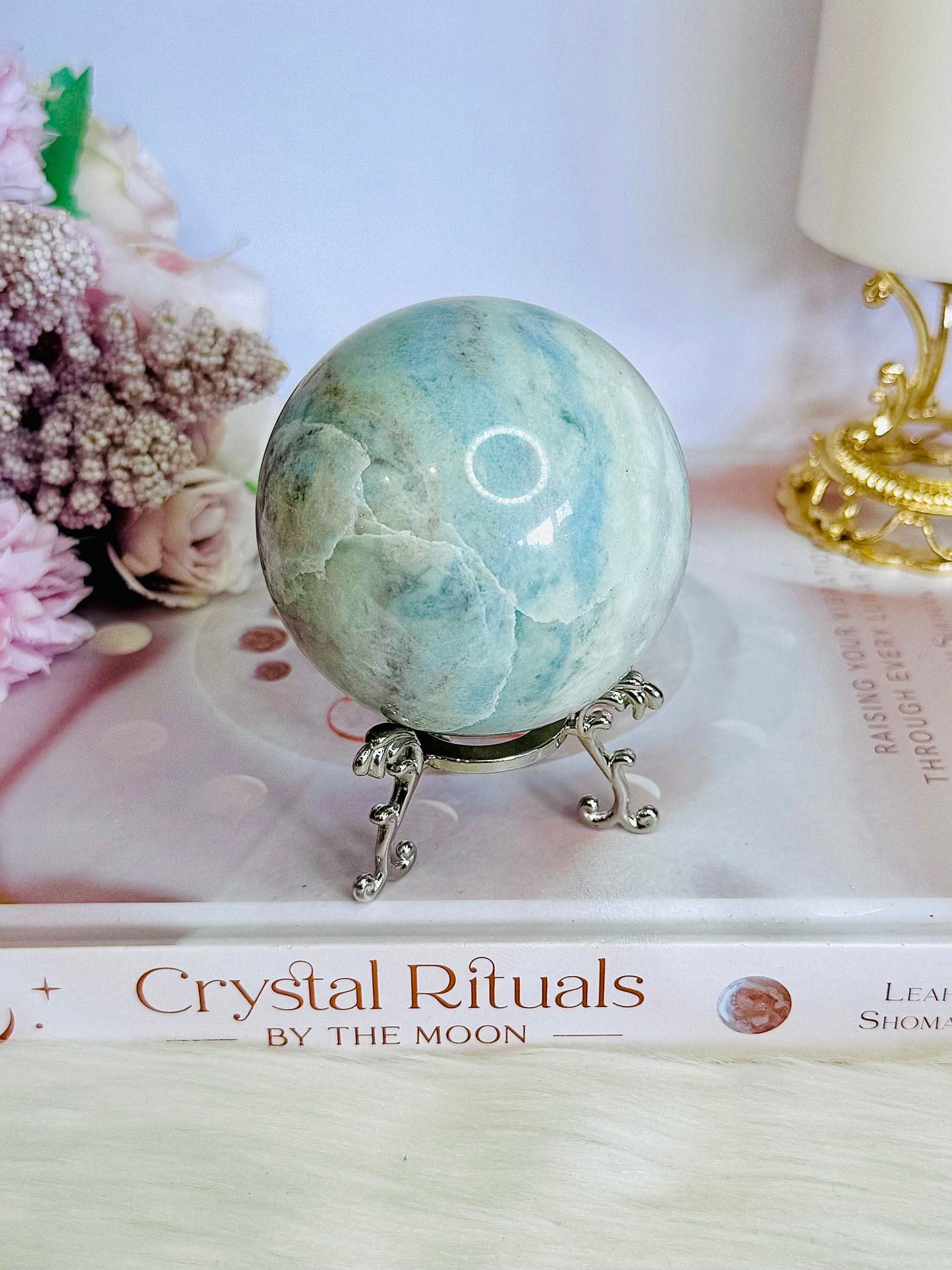Natural Trolleite Sphere On Stand 445grams