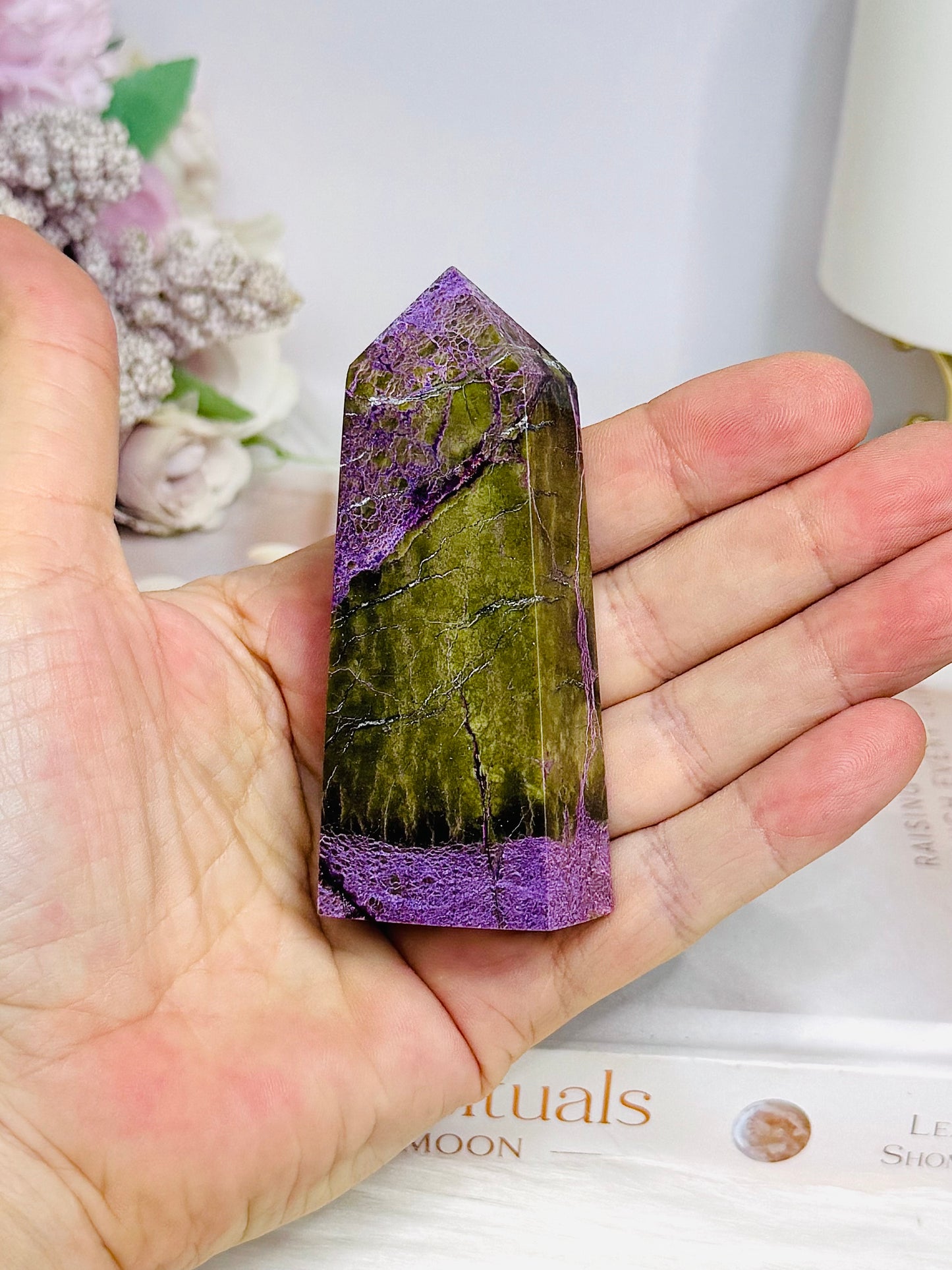 Rare Natural Stitchtite | Atlantisite Tower 8cm
