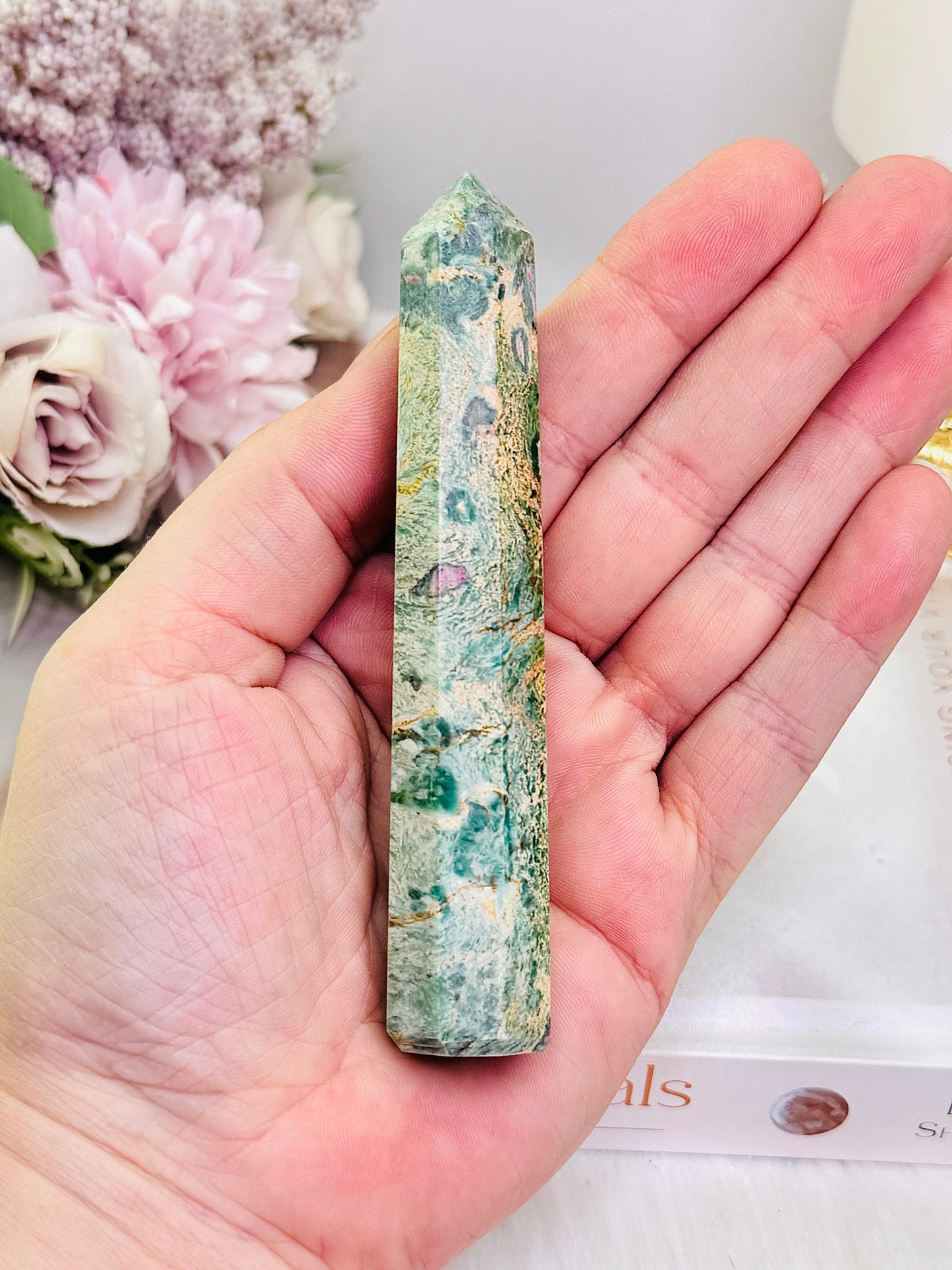 Ruby Fuchsite Tower 11cm