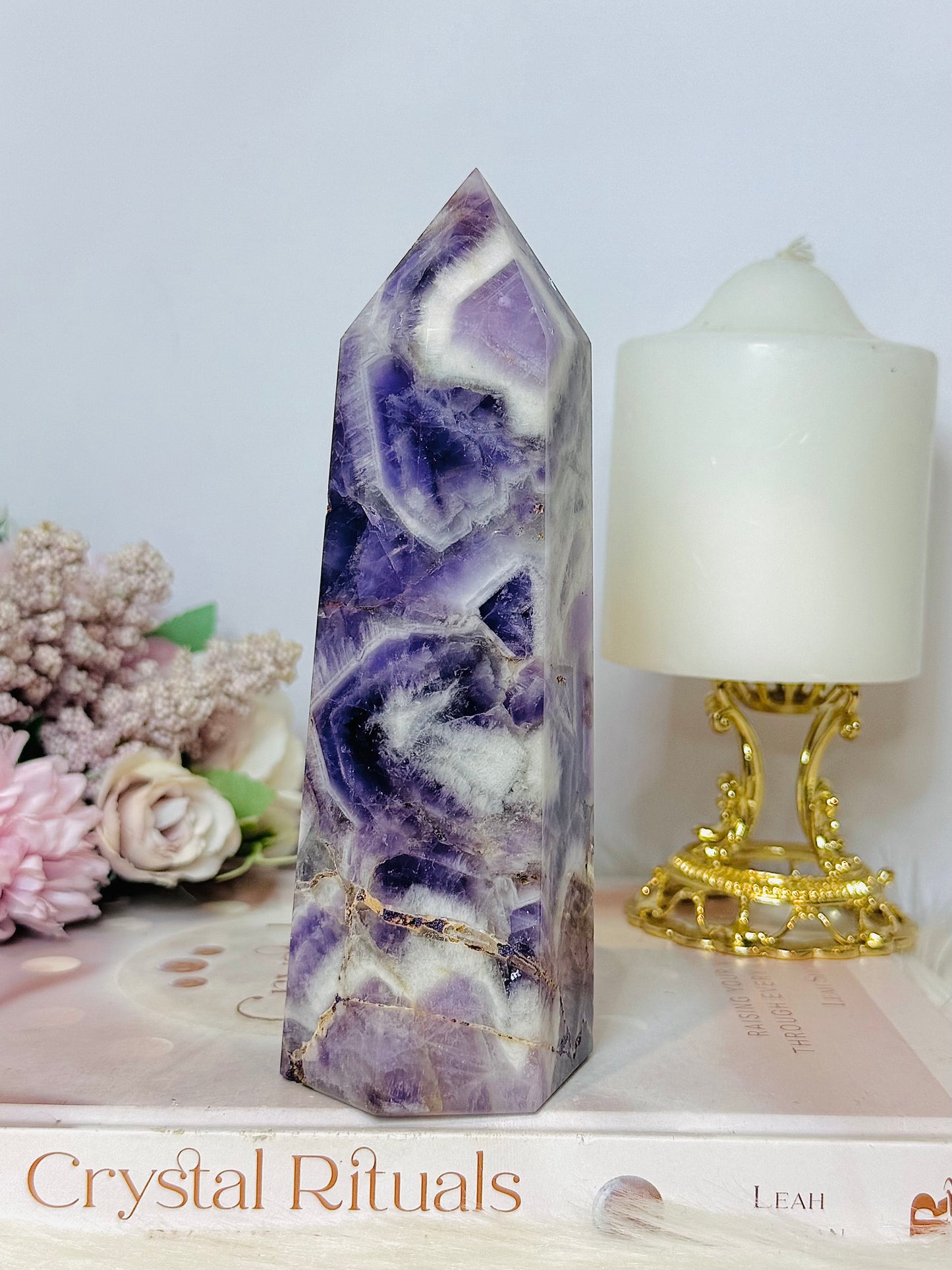 Large Dream | Chevron Amethyst Chunky Tower | Generator 16cm 601g