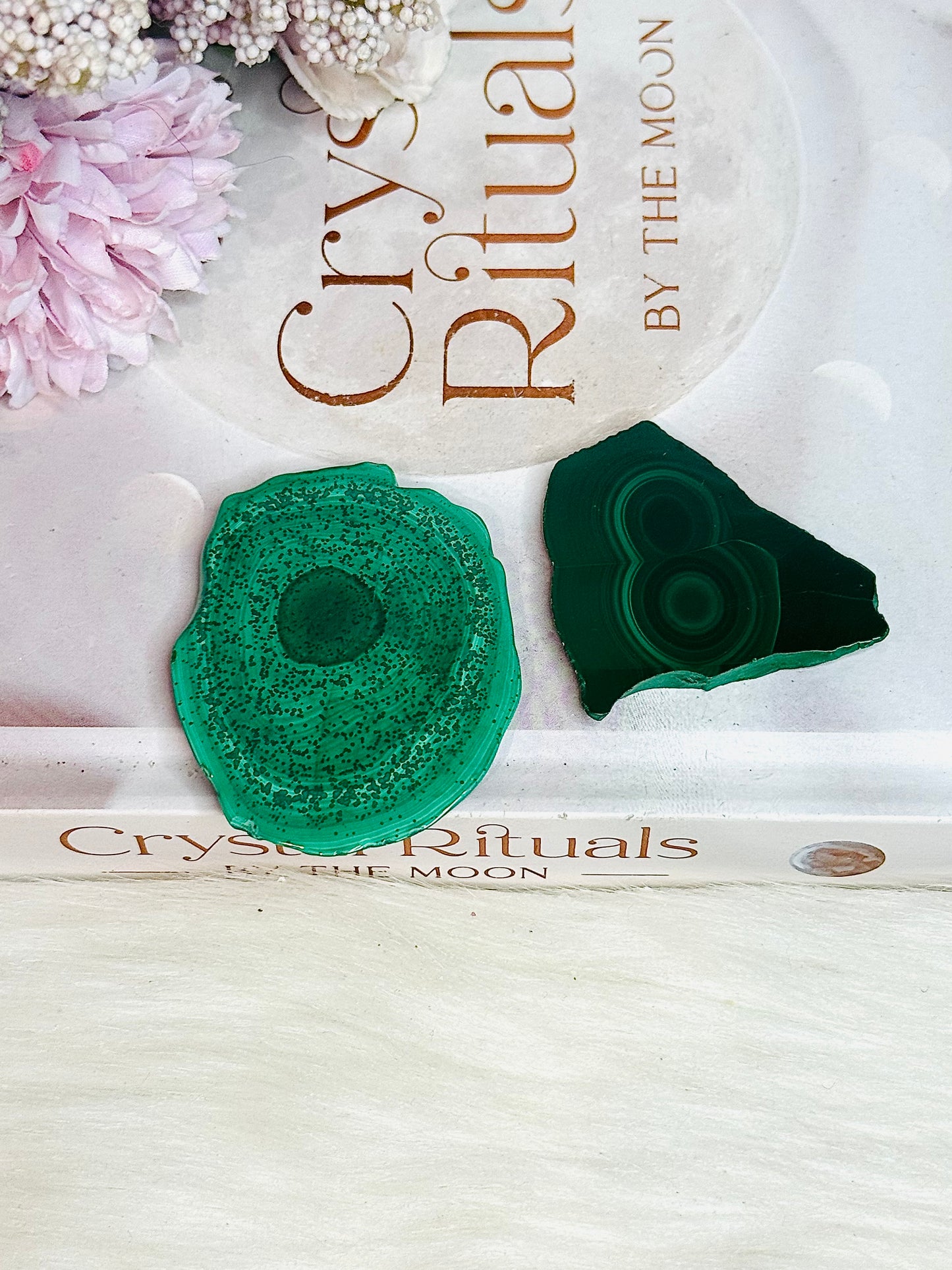 💰💰 DOUBLE DEAL 💰💰 Set of 2 Natural Malachite Slabs