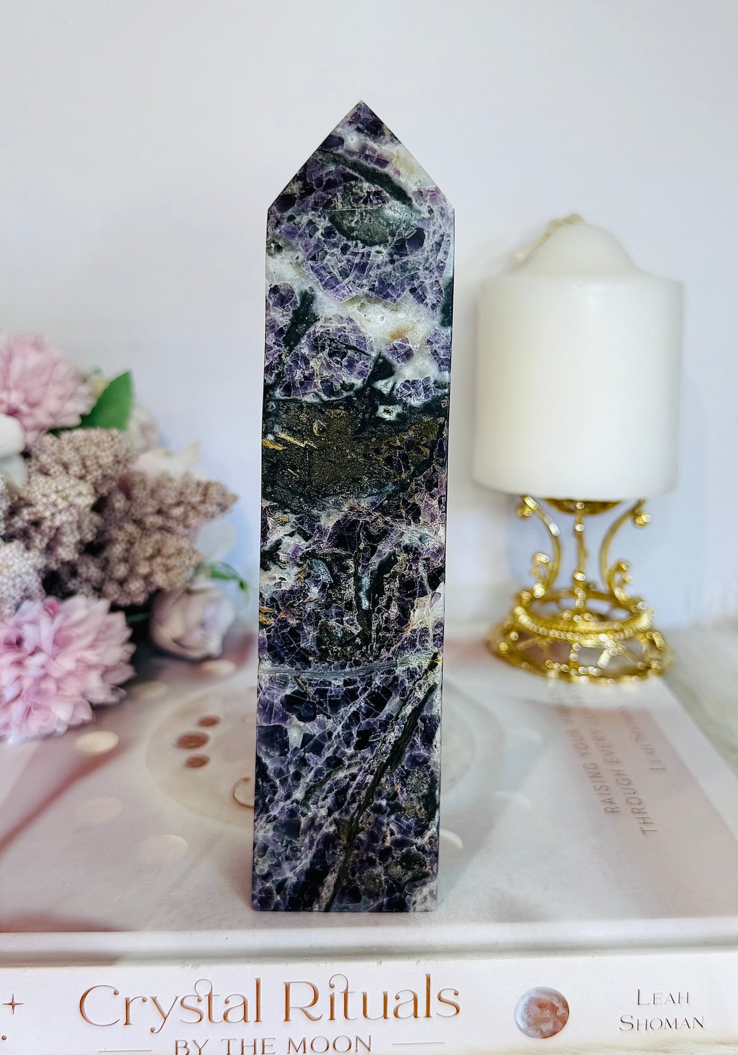 Root Fluorite Tower 18cm