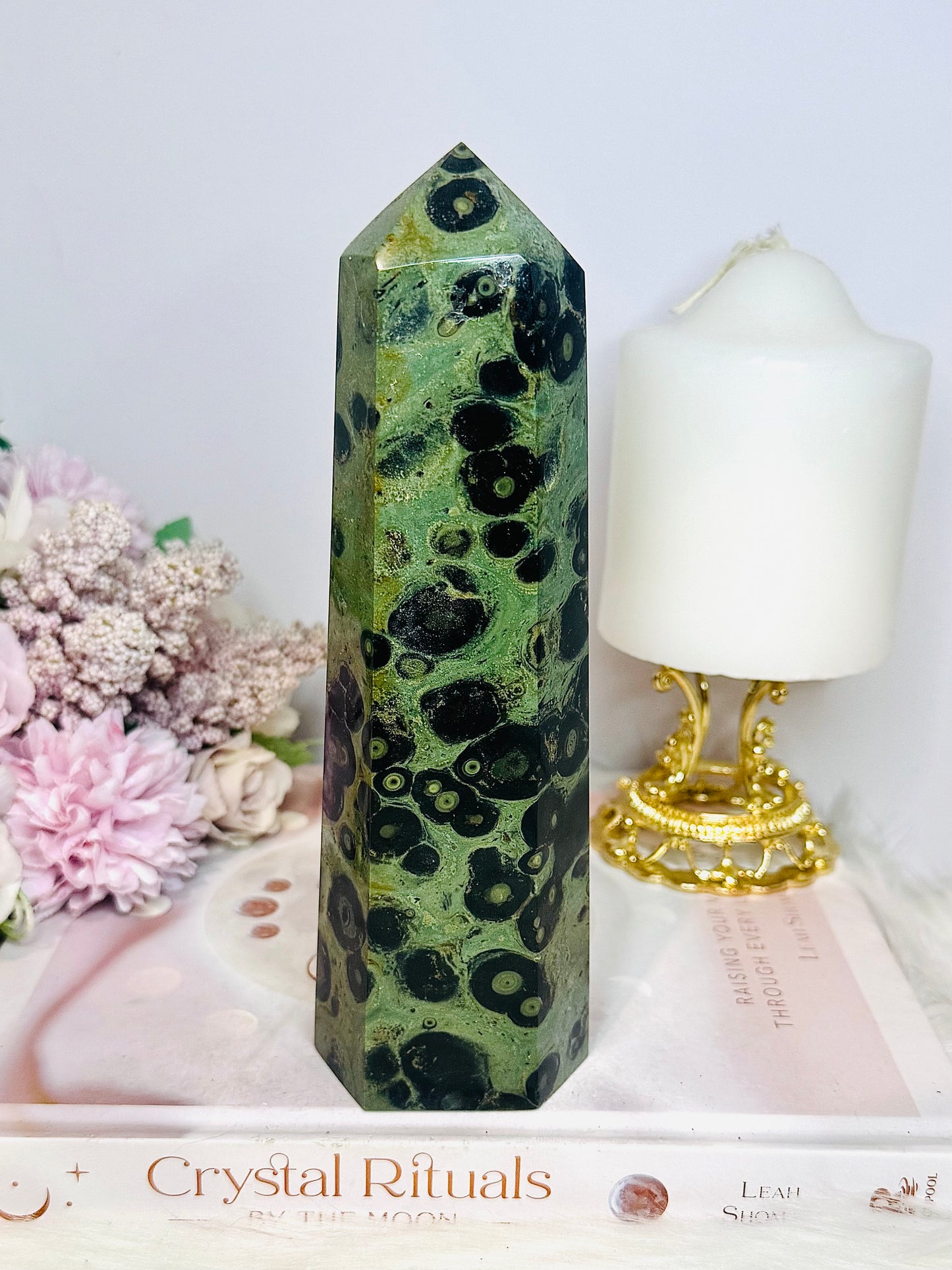 Large Green Kambaba Jasper Tower 19cm