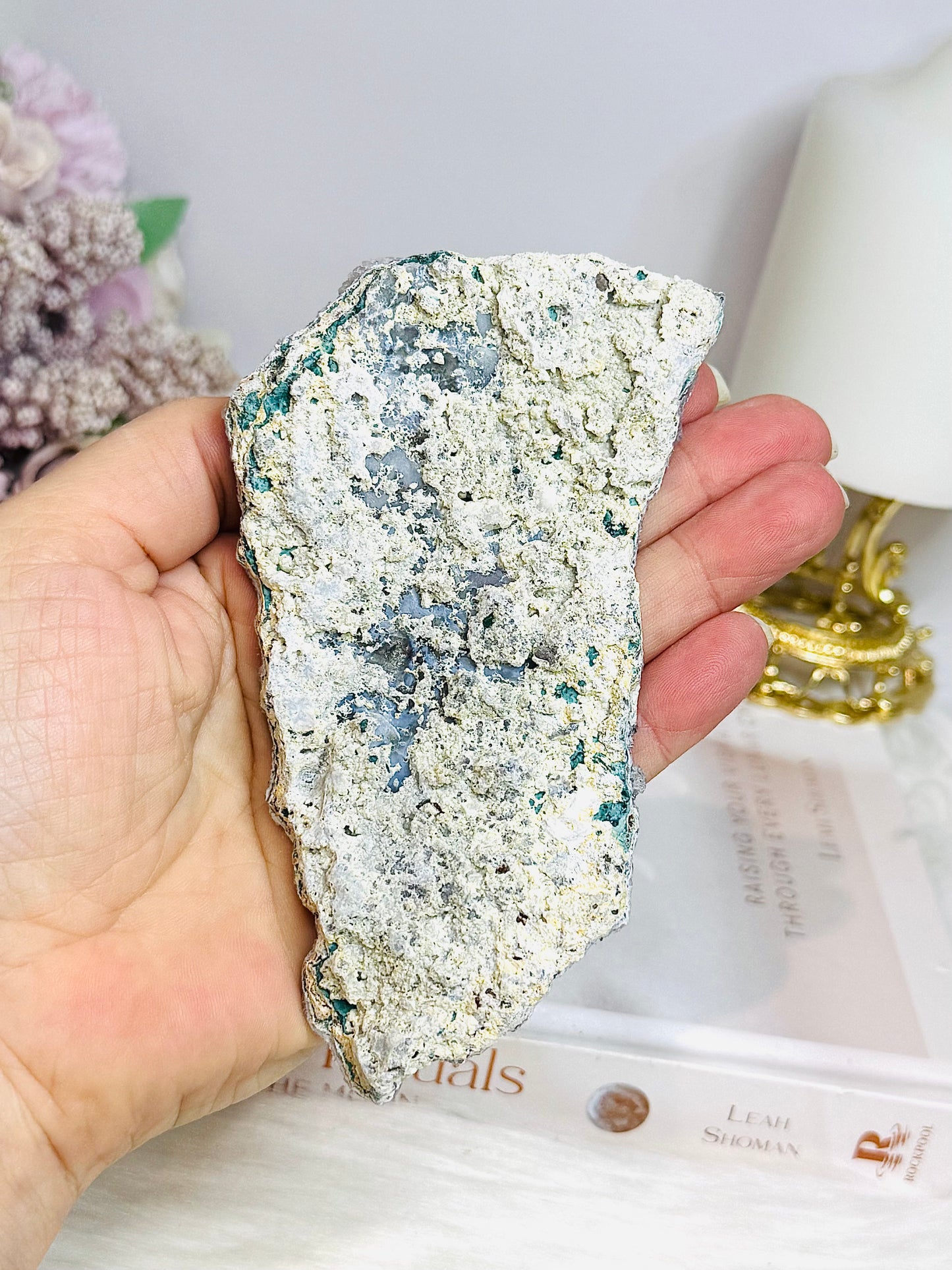 Natural Zeolite Slab on Stand 12cm