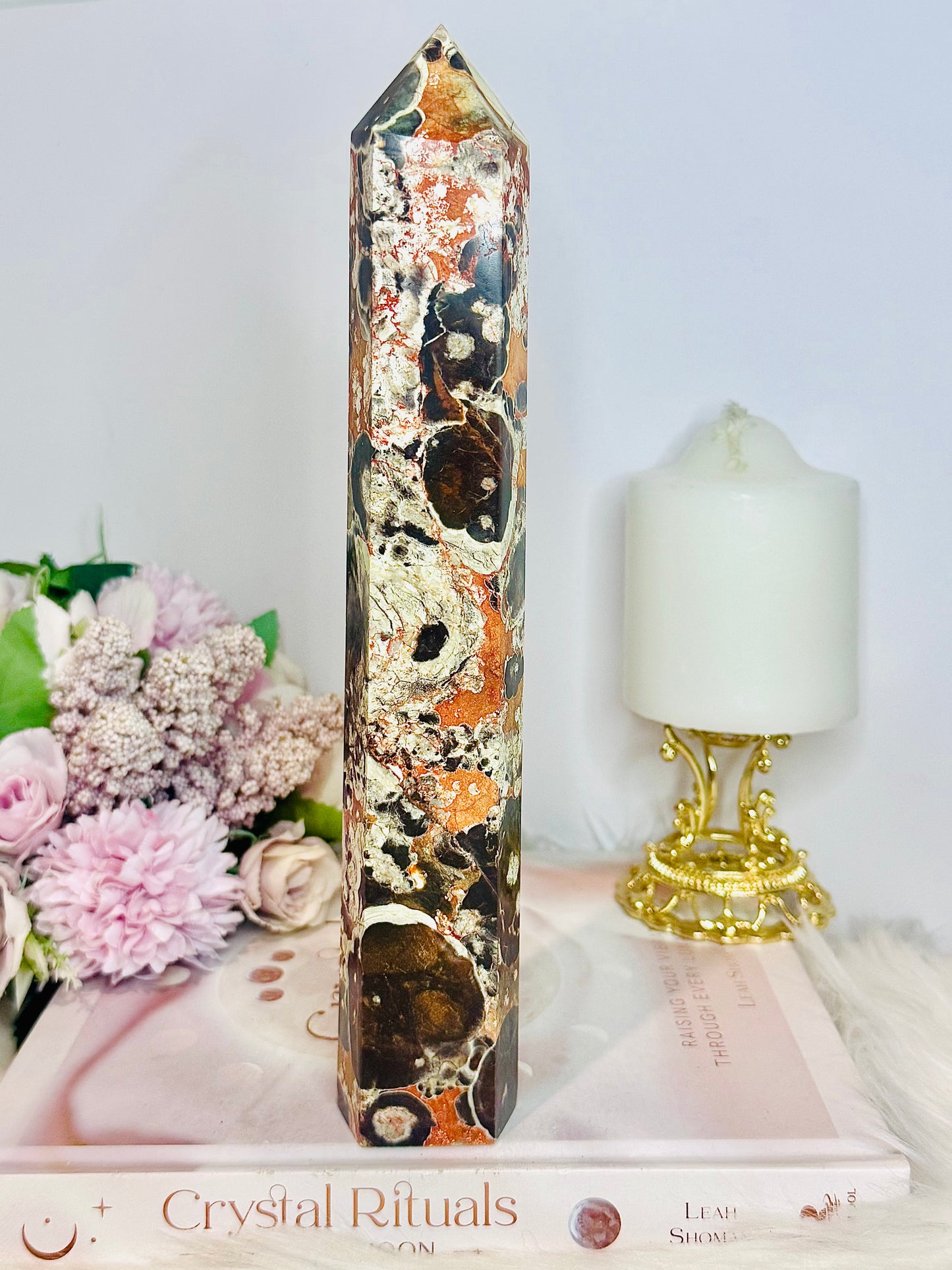 Huge Money Agate Tower | Generator 26cm