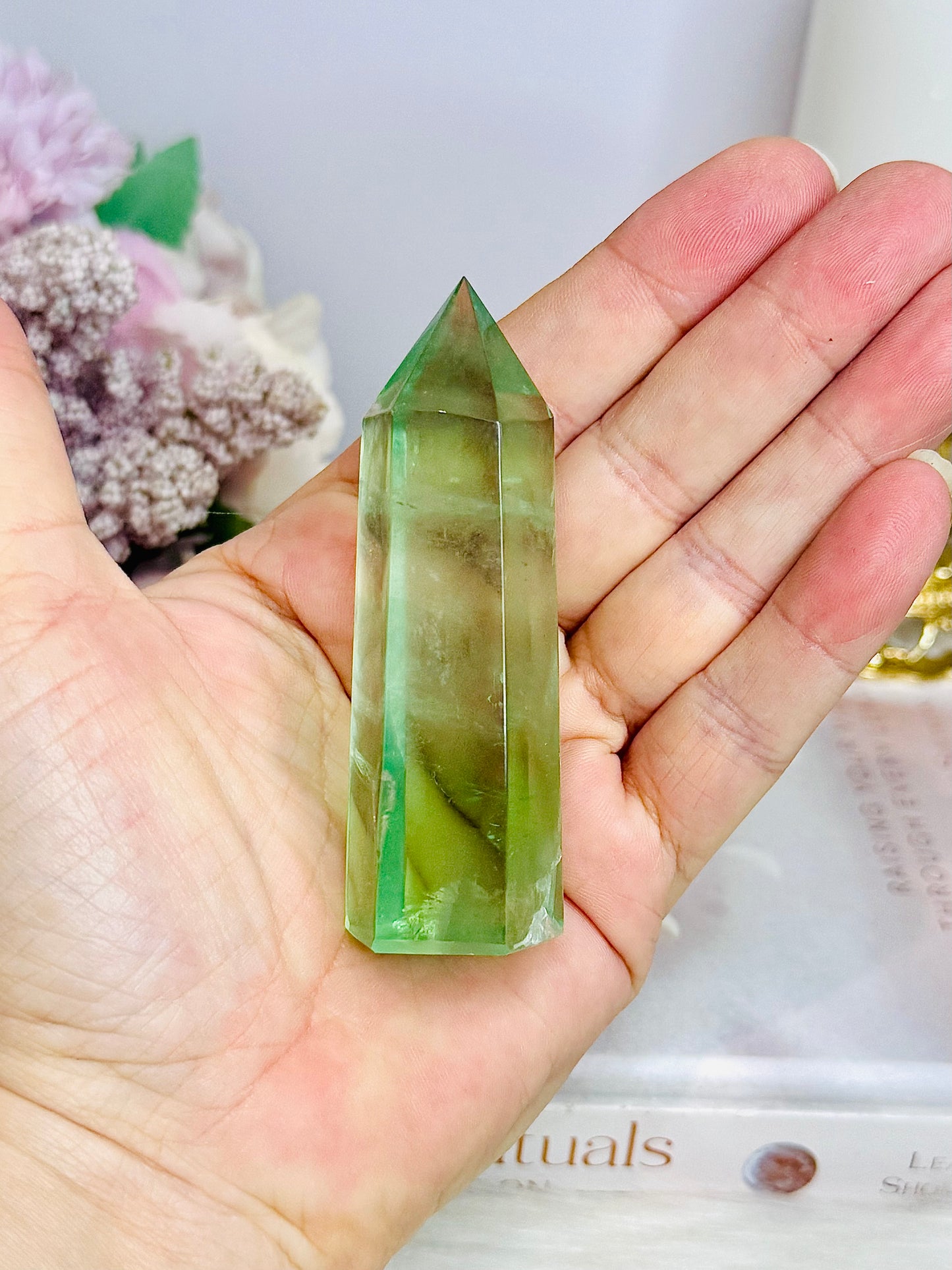 Green Fluorite Tower 9cm