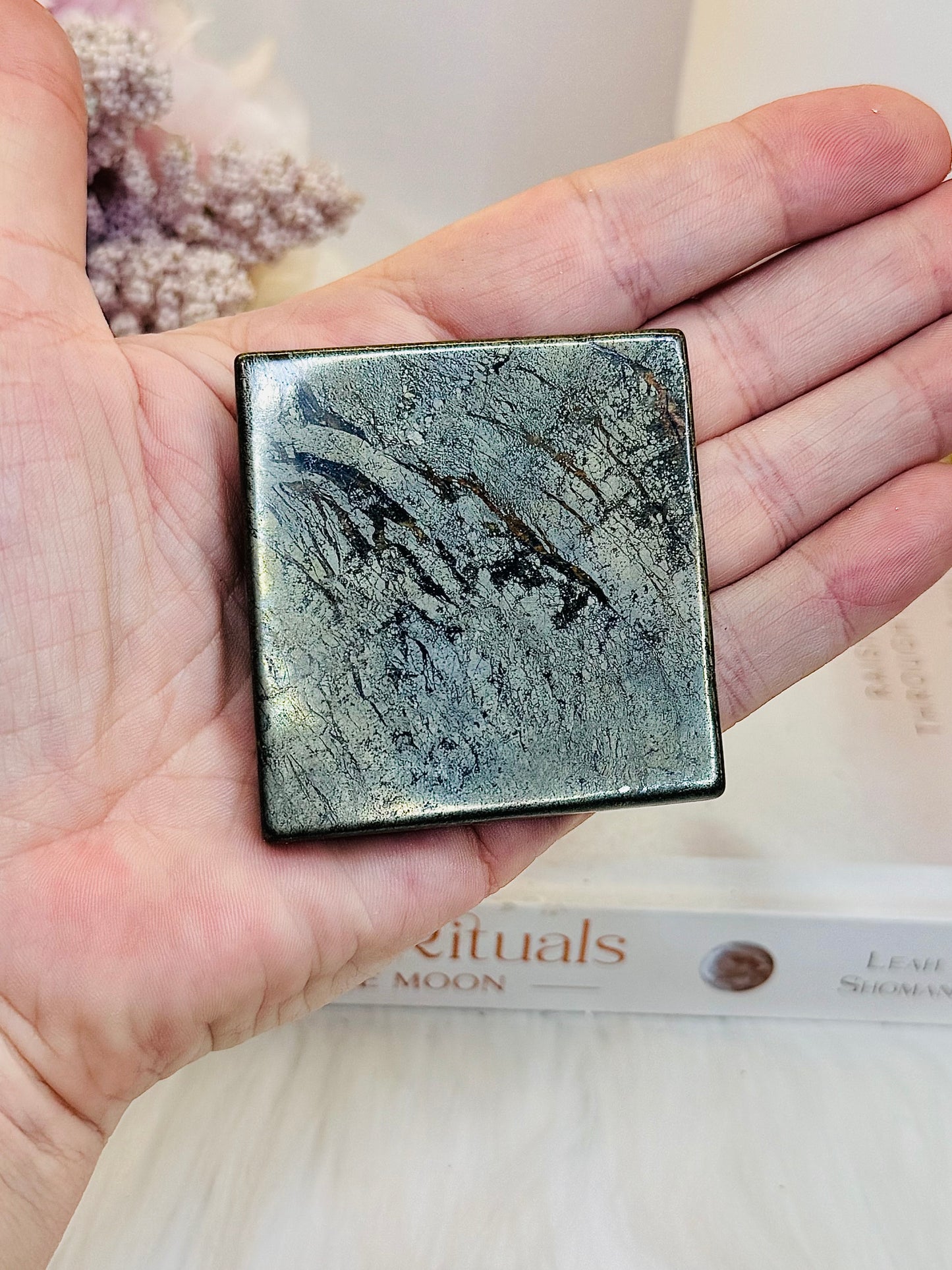 Jack & Sally Pyrite Carving 5.5cm