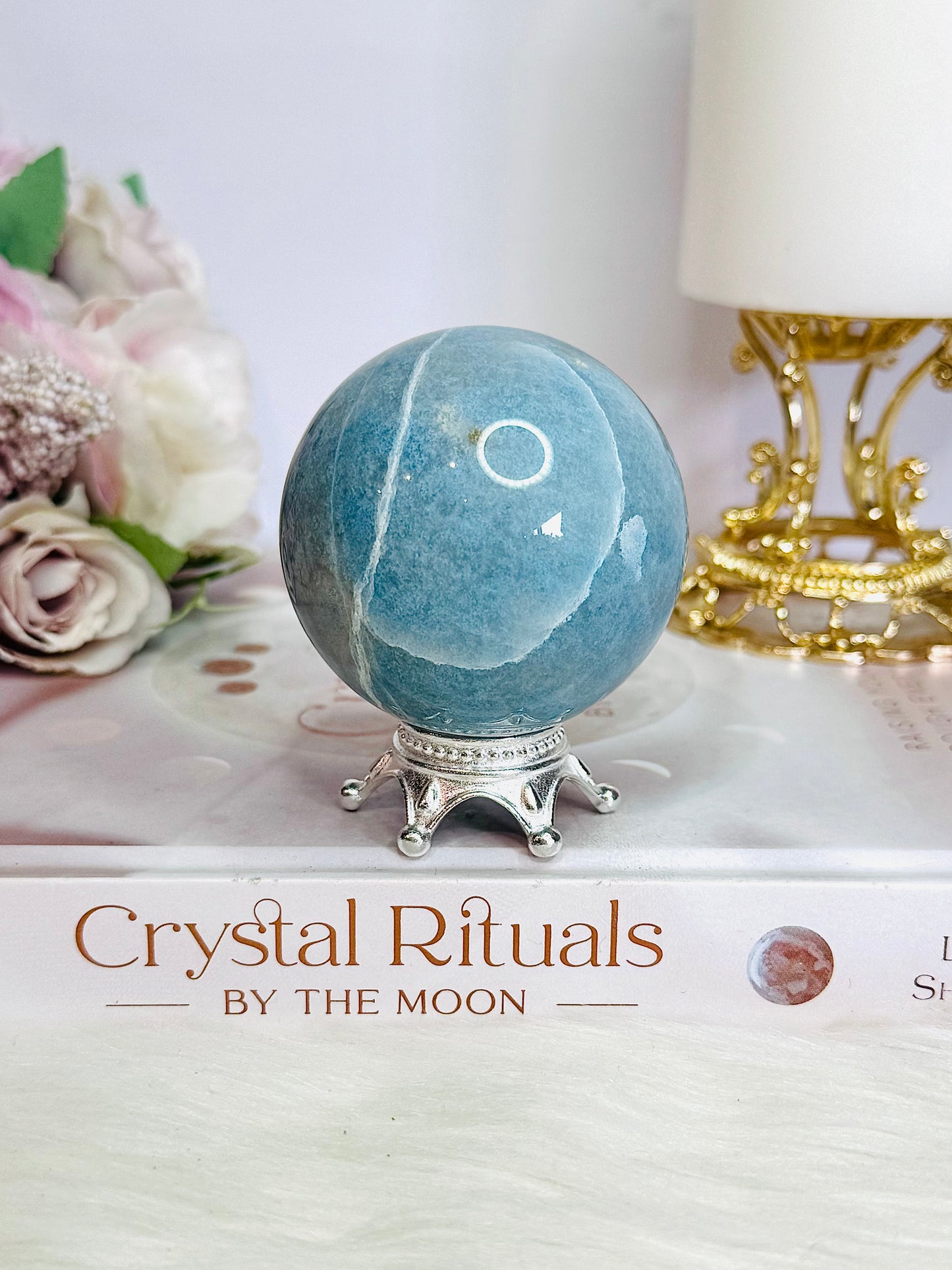 Super Stunning High Grade Natural Trolleite Sphere On Stand 238grams