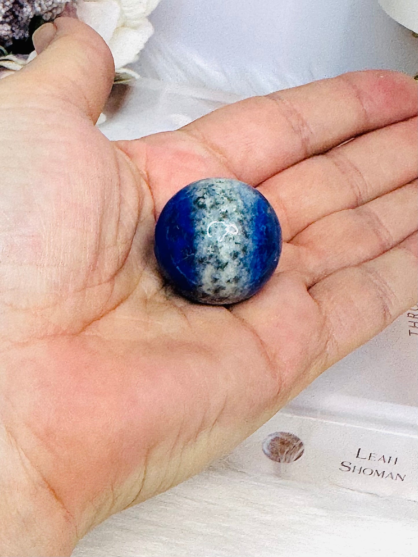 Lapis Lazuli Small Sphere on Stand 6.5cm