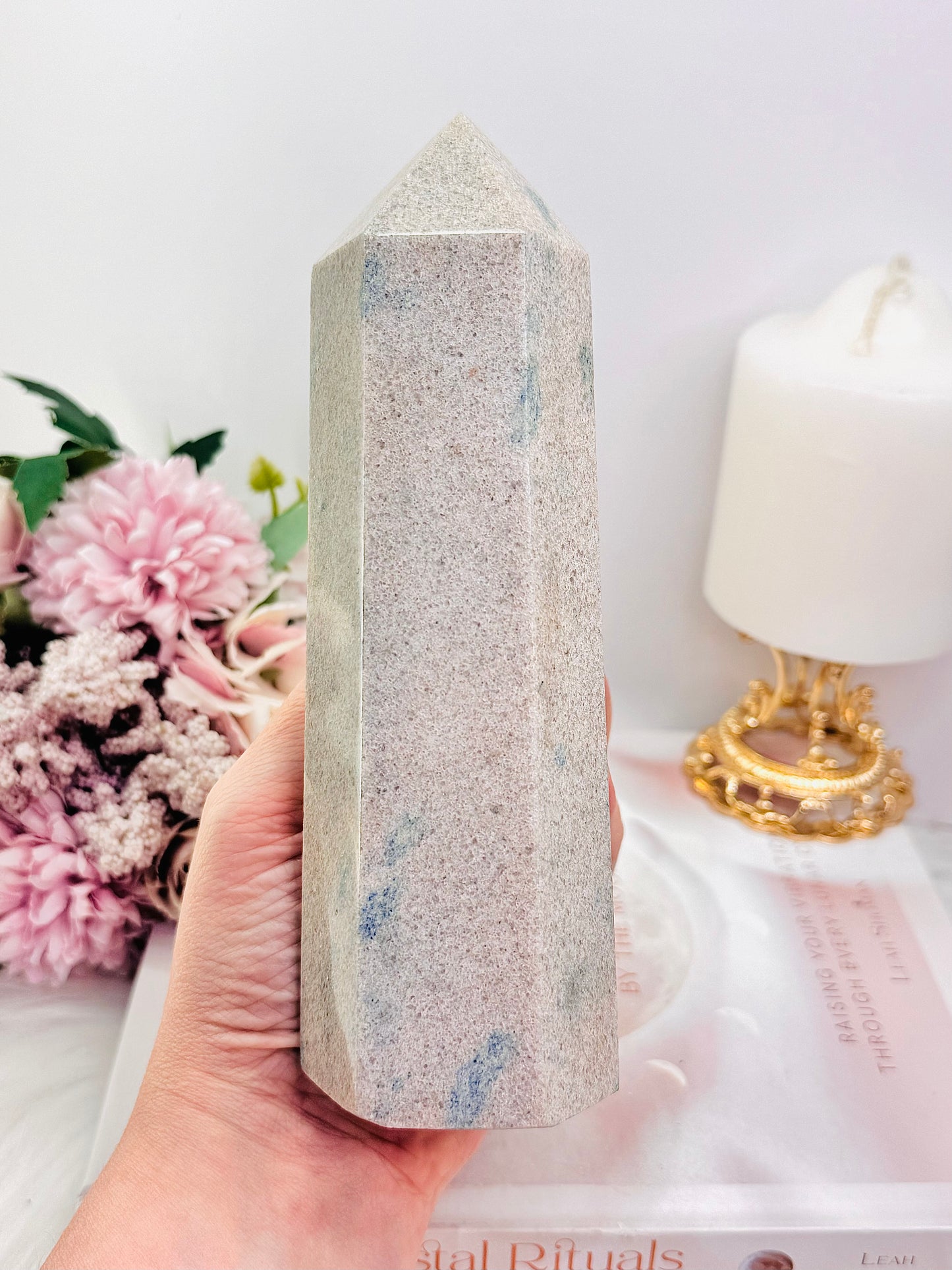 ⚜️ SALE ⚜️ Large Chunky Natural K2 Tower 17.5cm 752grams