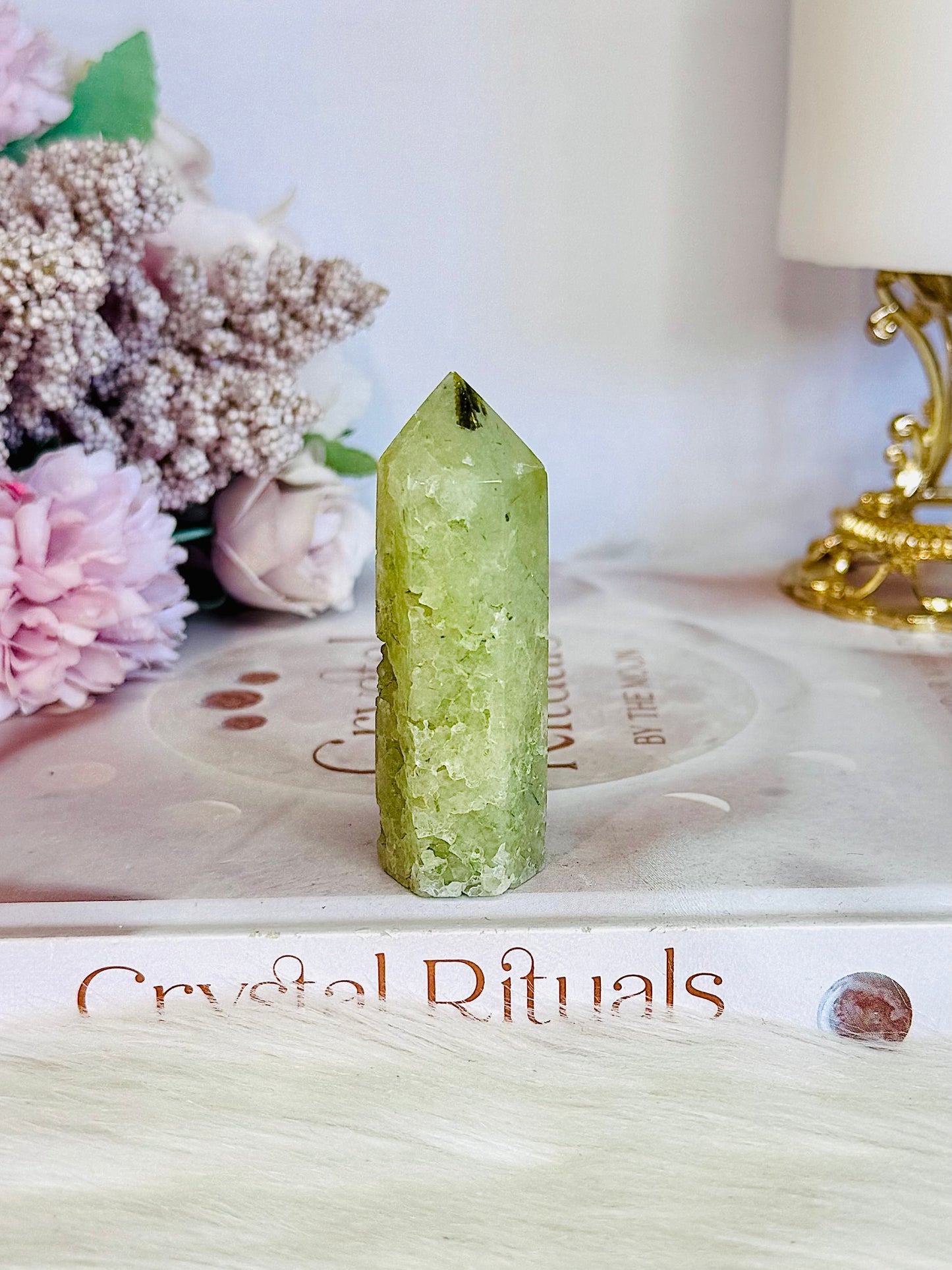 Prehnite Tower 7cm