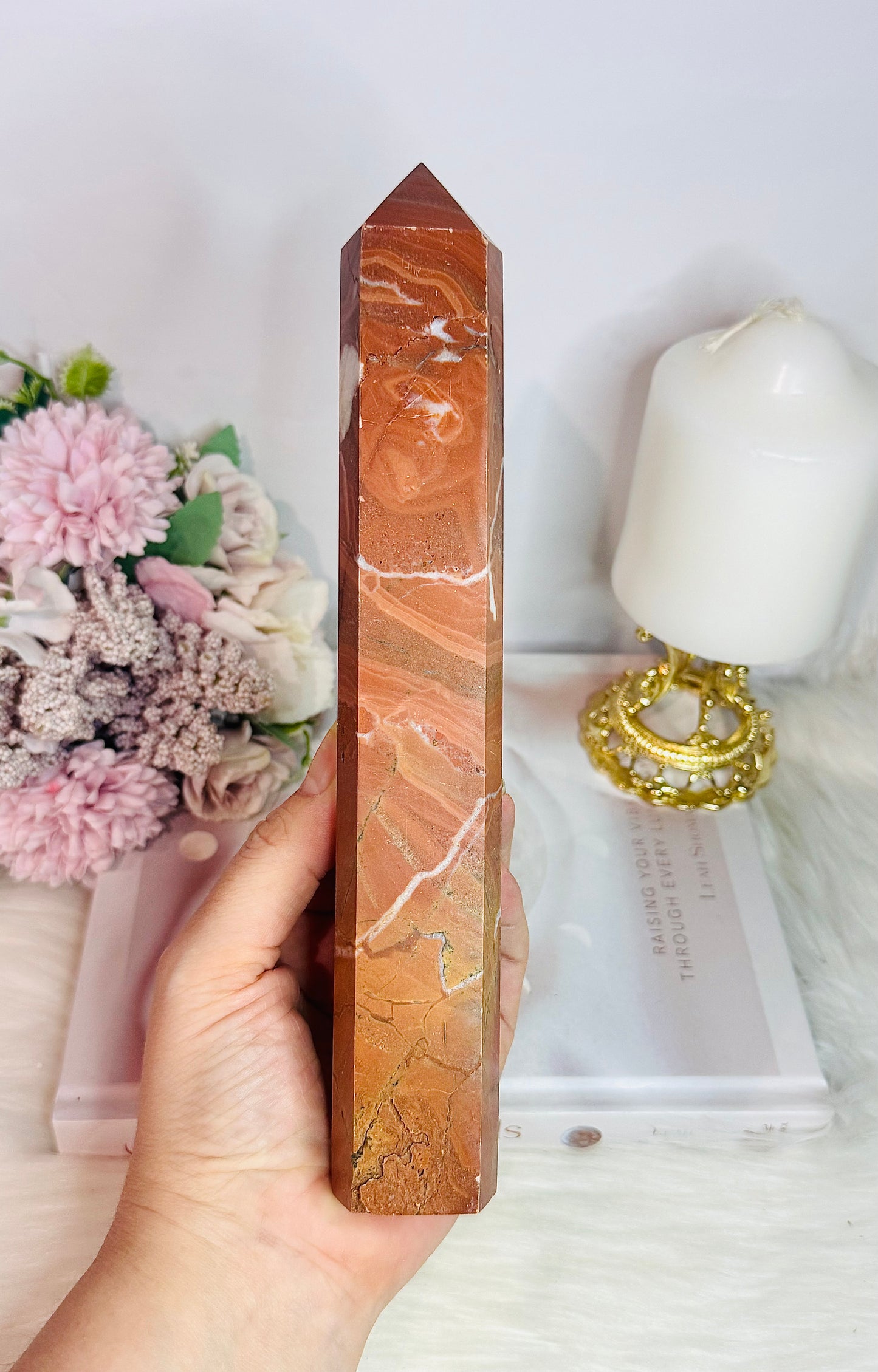 Large Jasper Tower 22.5cm 515gram