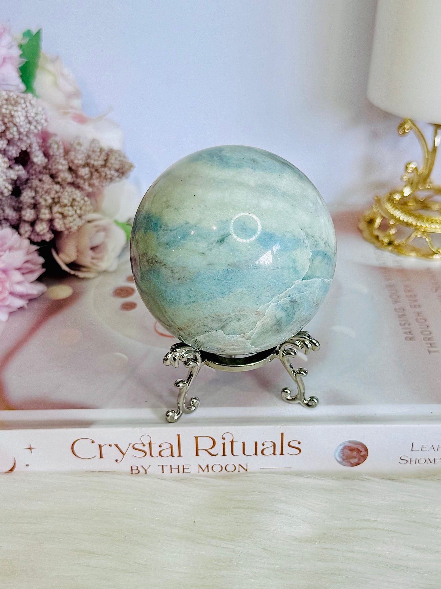 Natural Trolleite Sphere On Stand 445grams