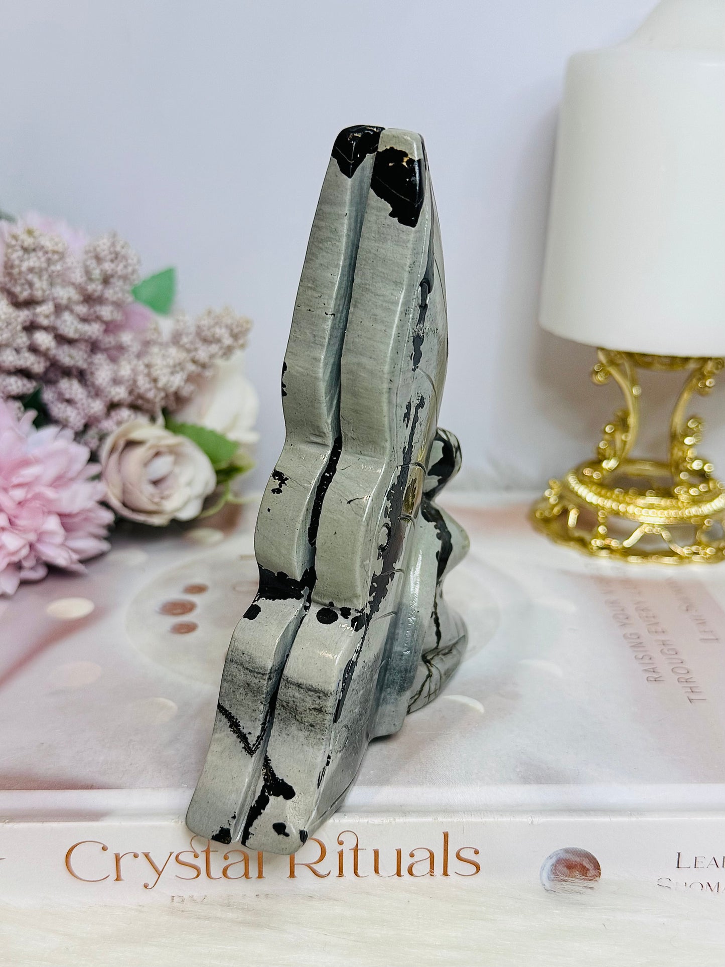 Picture Jasper Carved Fairy 13cm