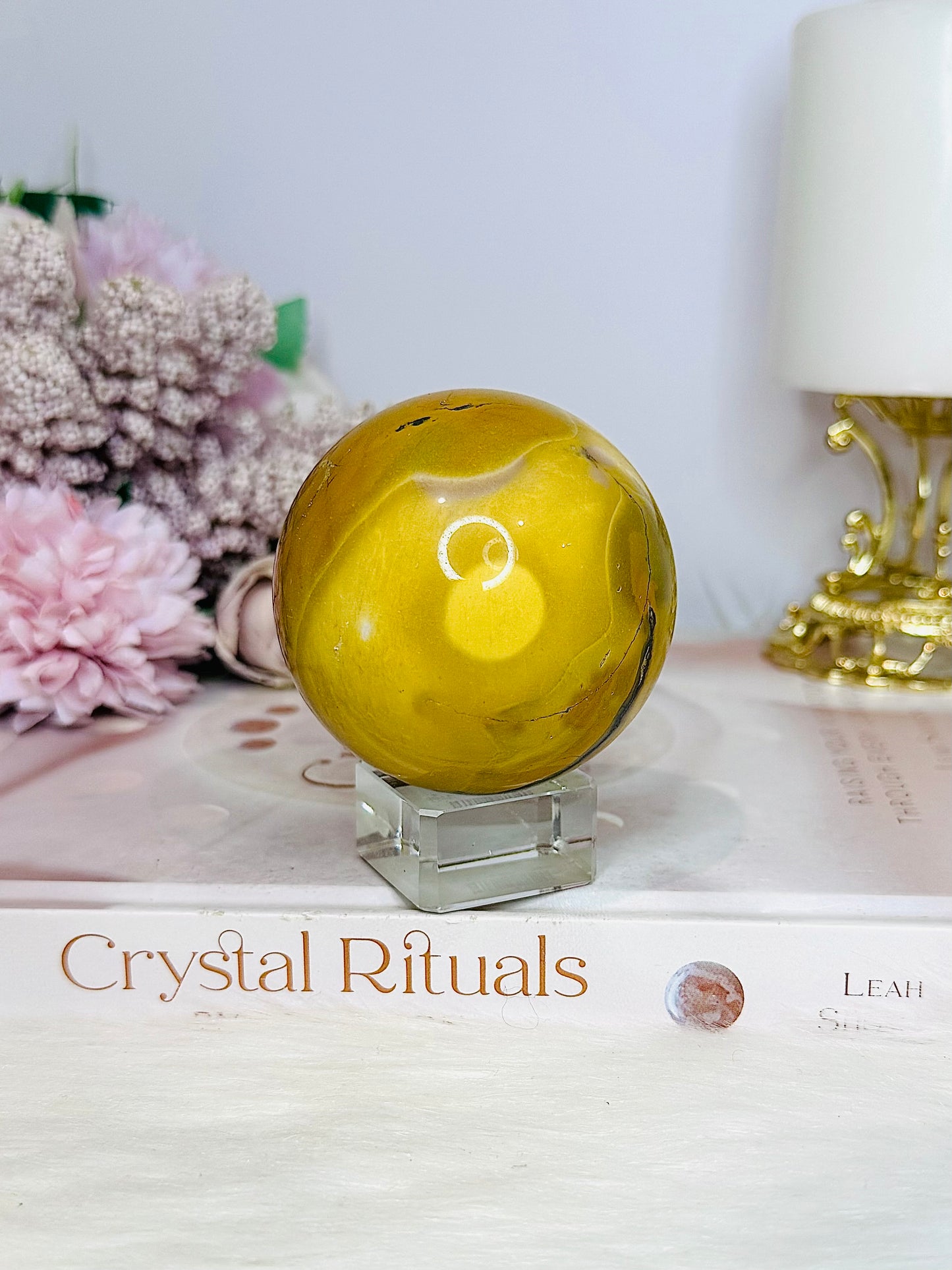 Mookaite Jasper Sphere on Stand 283g