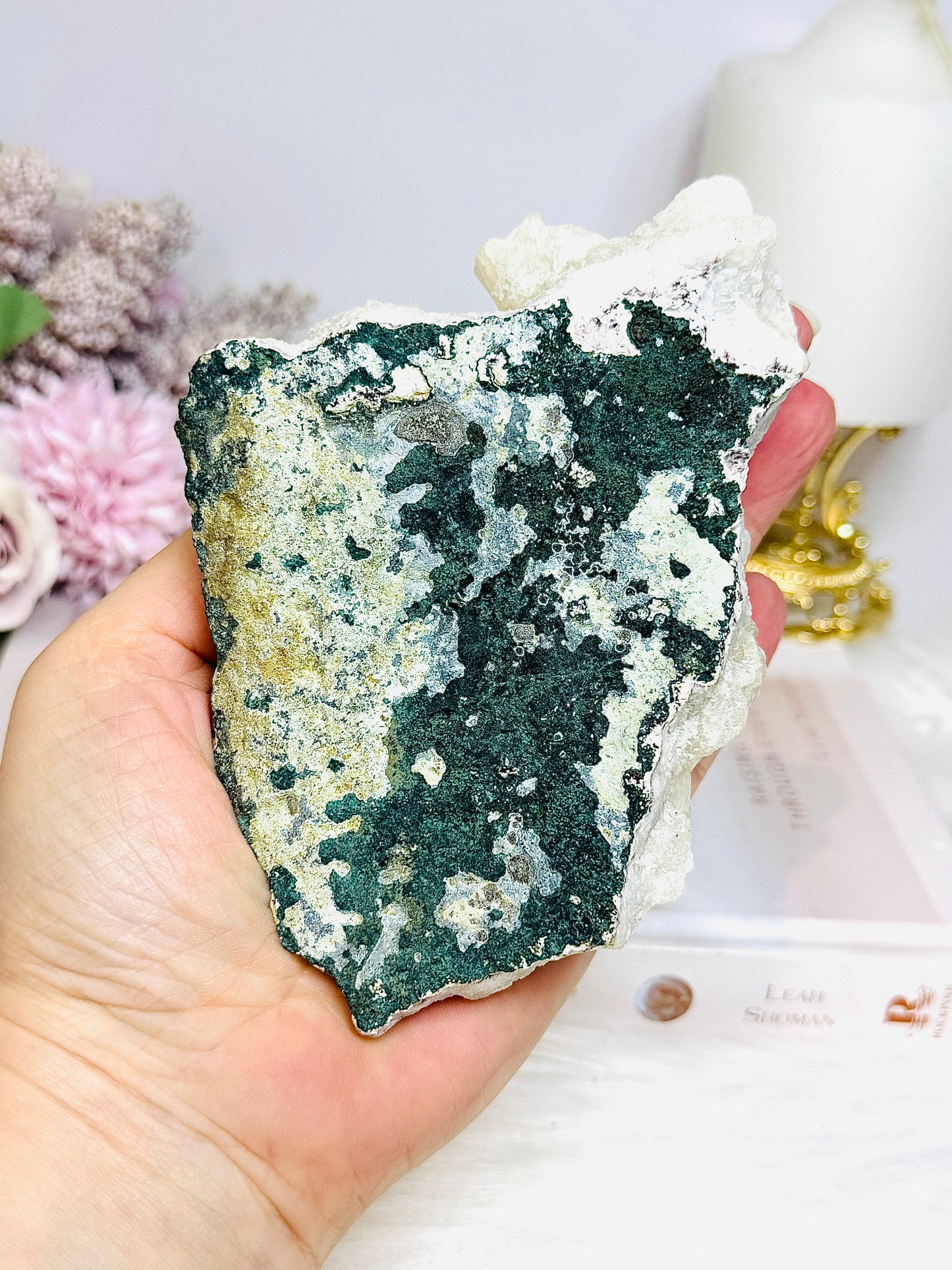 Apophyllite Cluster Specimen On Stand 13cm