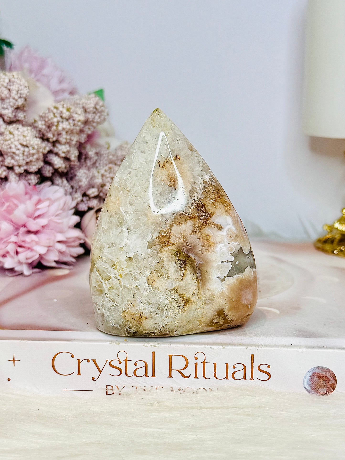 Flower Agate Flame | Freeform 9cm