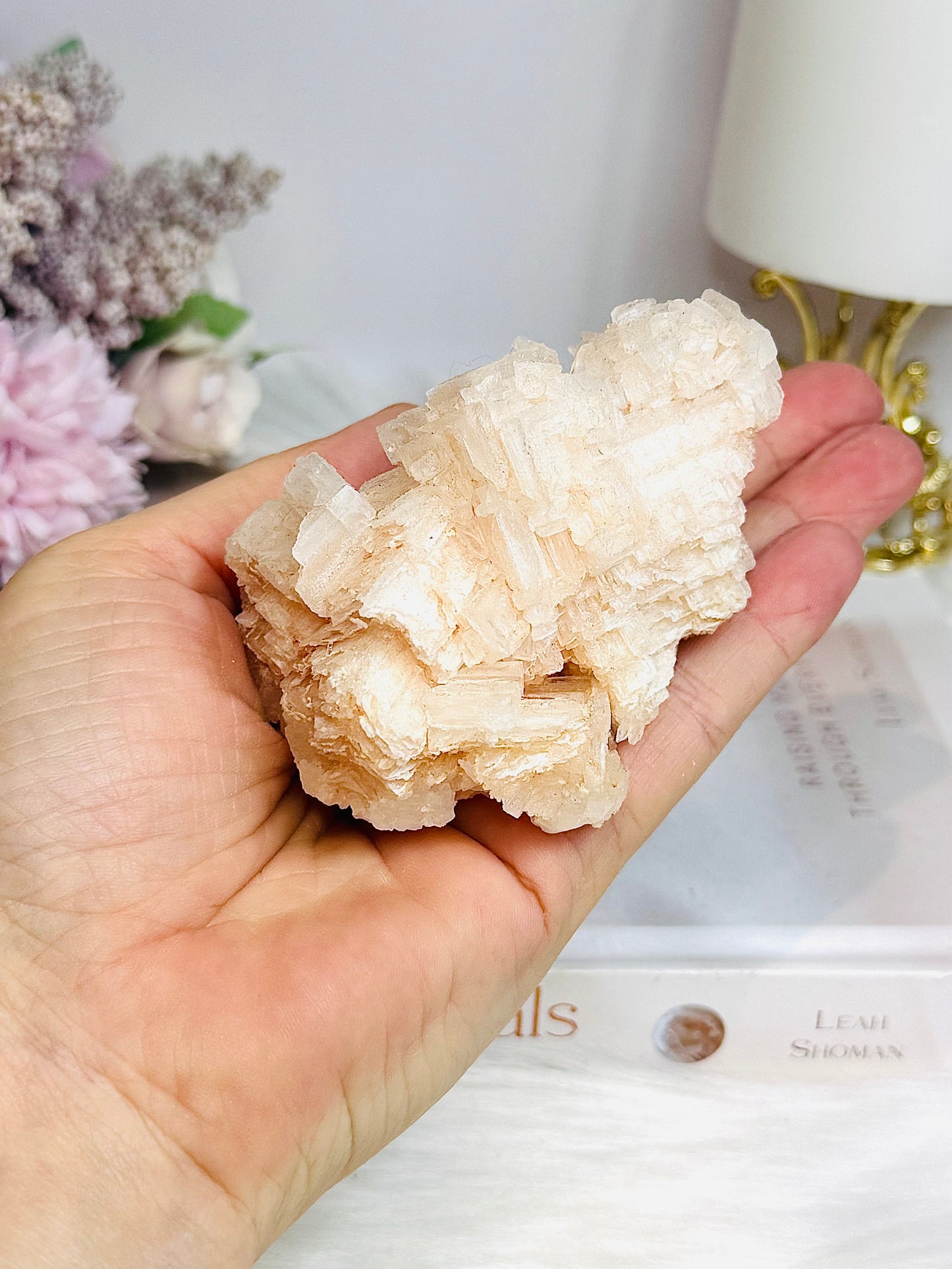 Natural Pink Halite Specimen 8cm