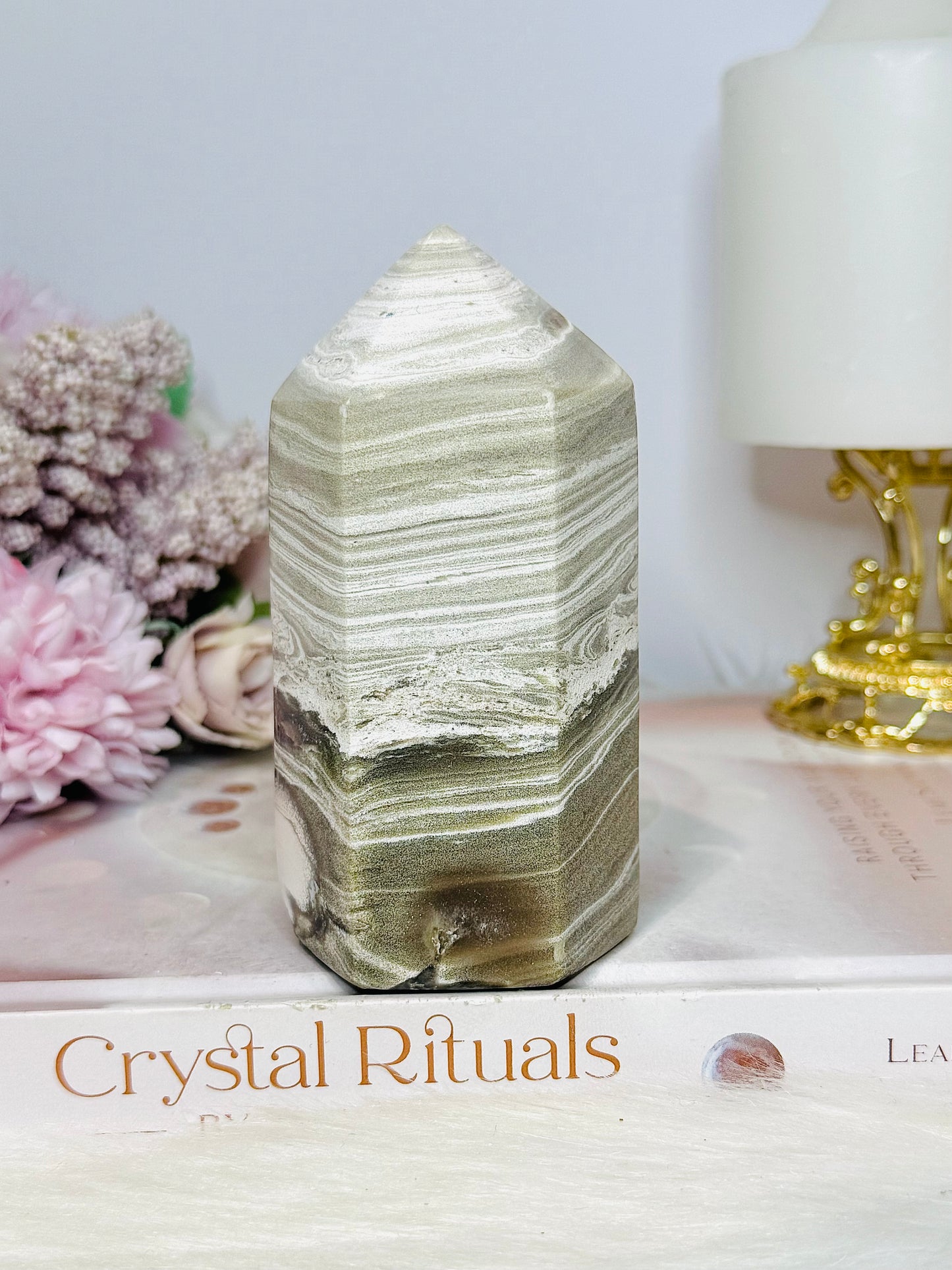 Chunky Jasper Tower 468g 11cm