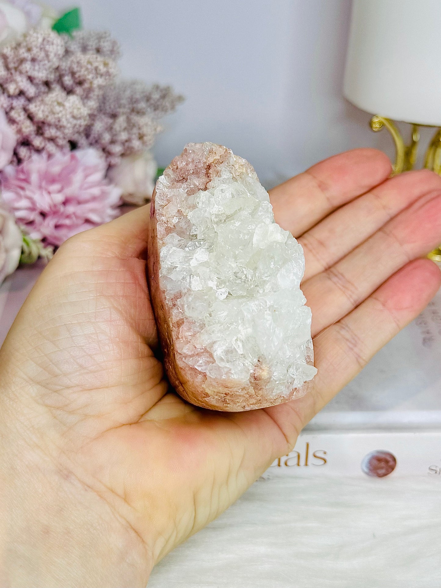Pink Amethyst Druzy Freeform 269g