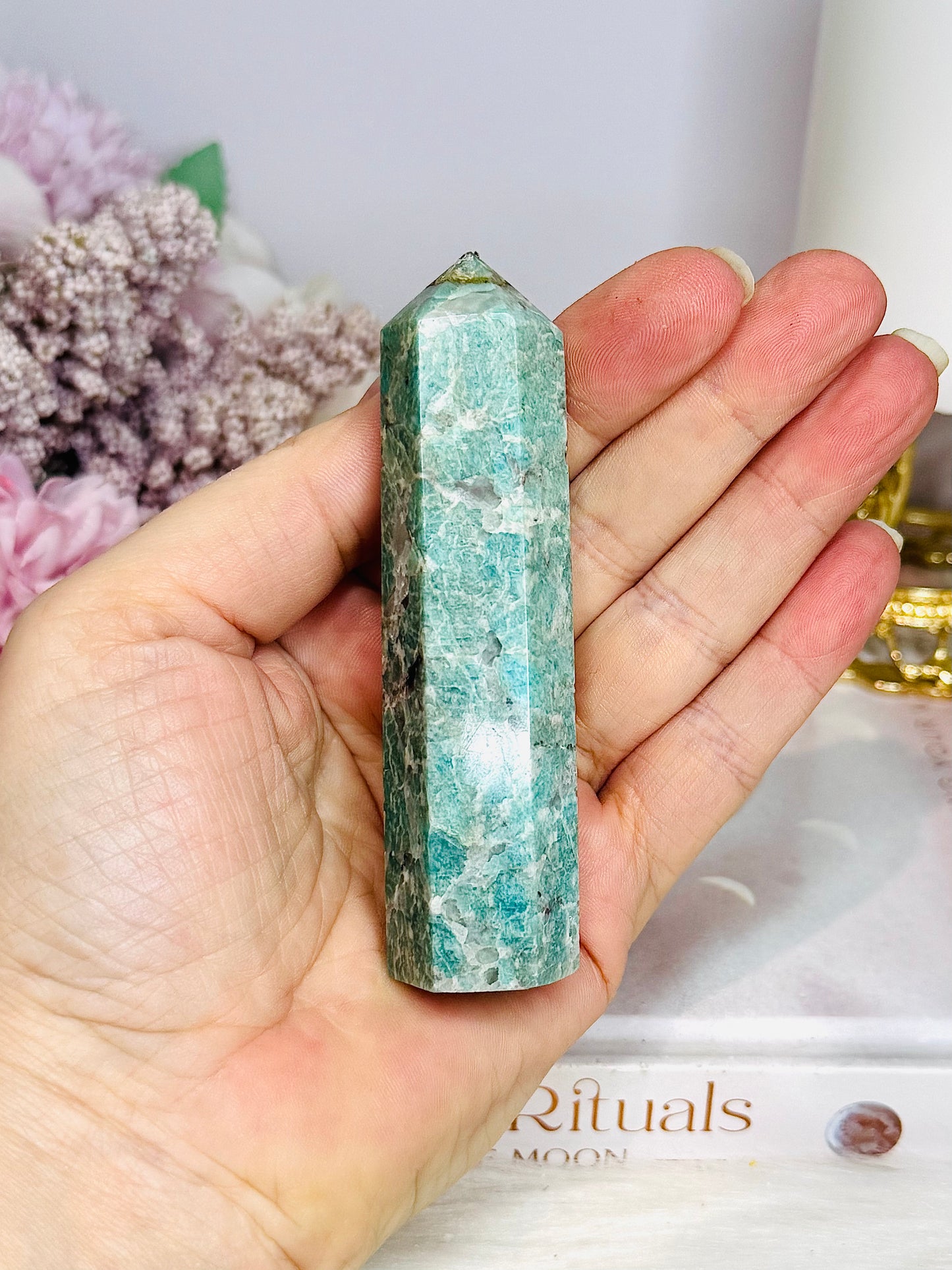 Green Amazonite Tower 9cm