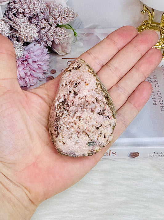 Natural Pink Amethyst Freeform 8cm