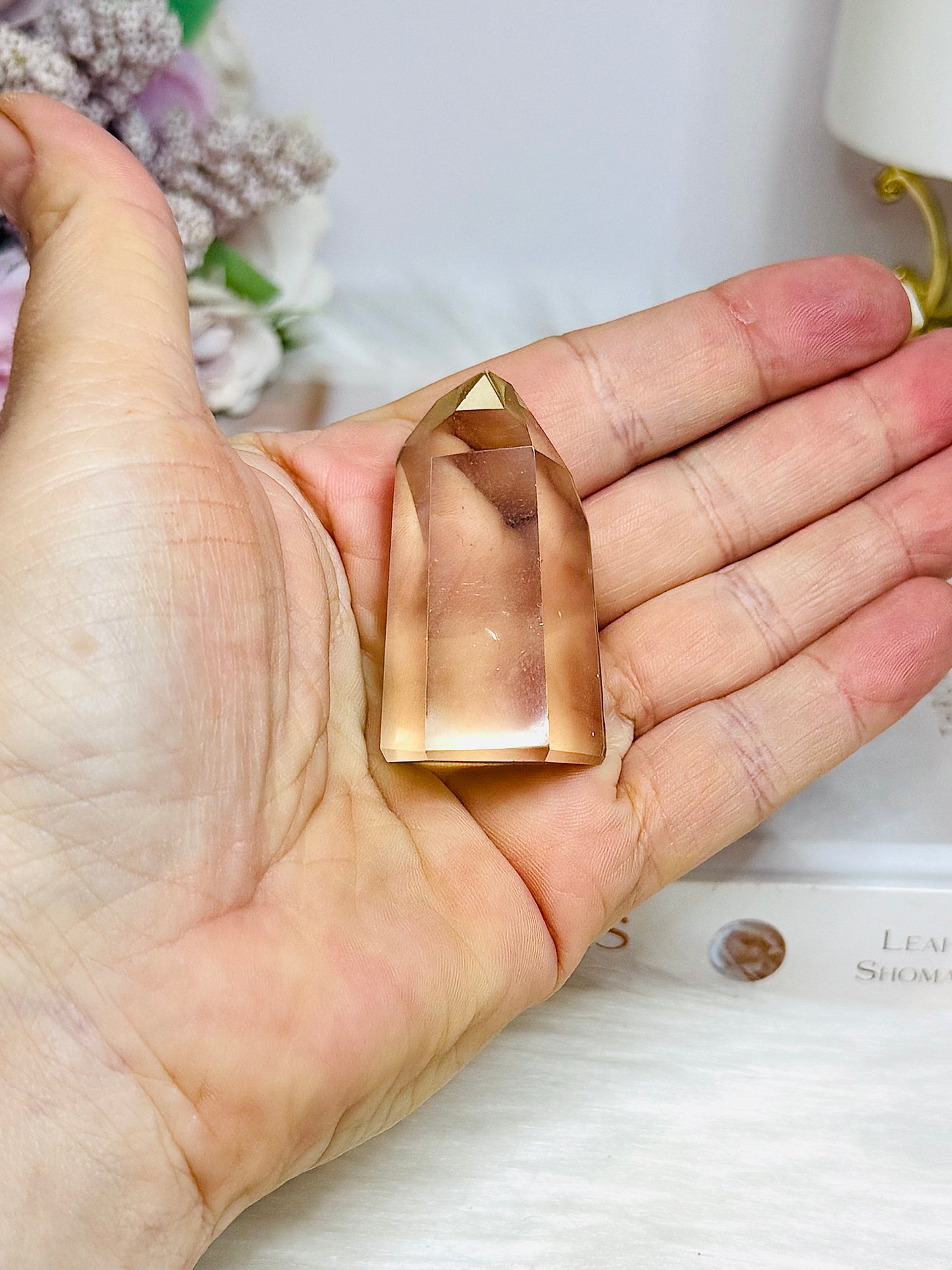 Natural Citrine Tower | Point 5cm