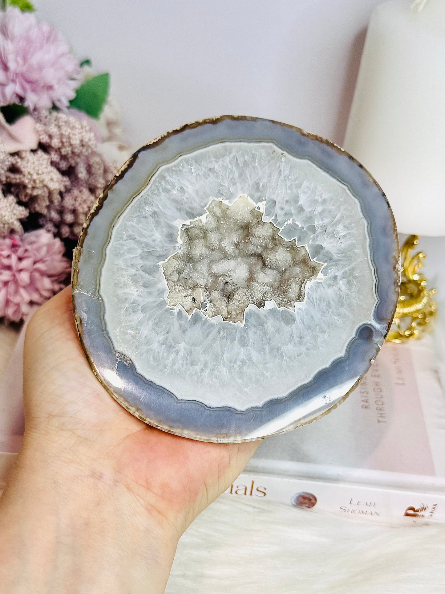 Large Sugar Druzy Agate Jewellery Box 2.2KG