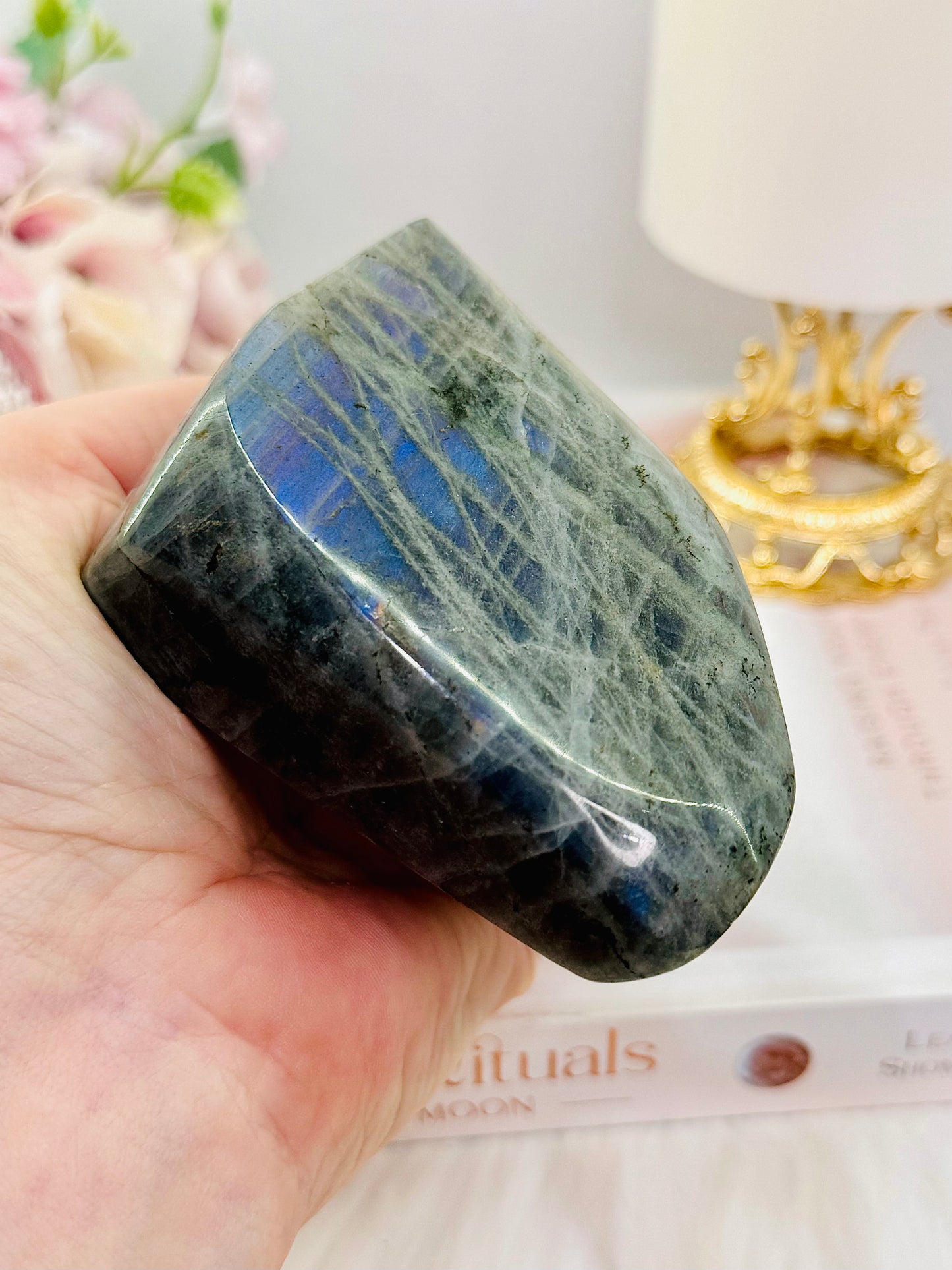 Labradorite Polished Freeform 8.5cm 320grams