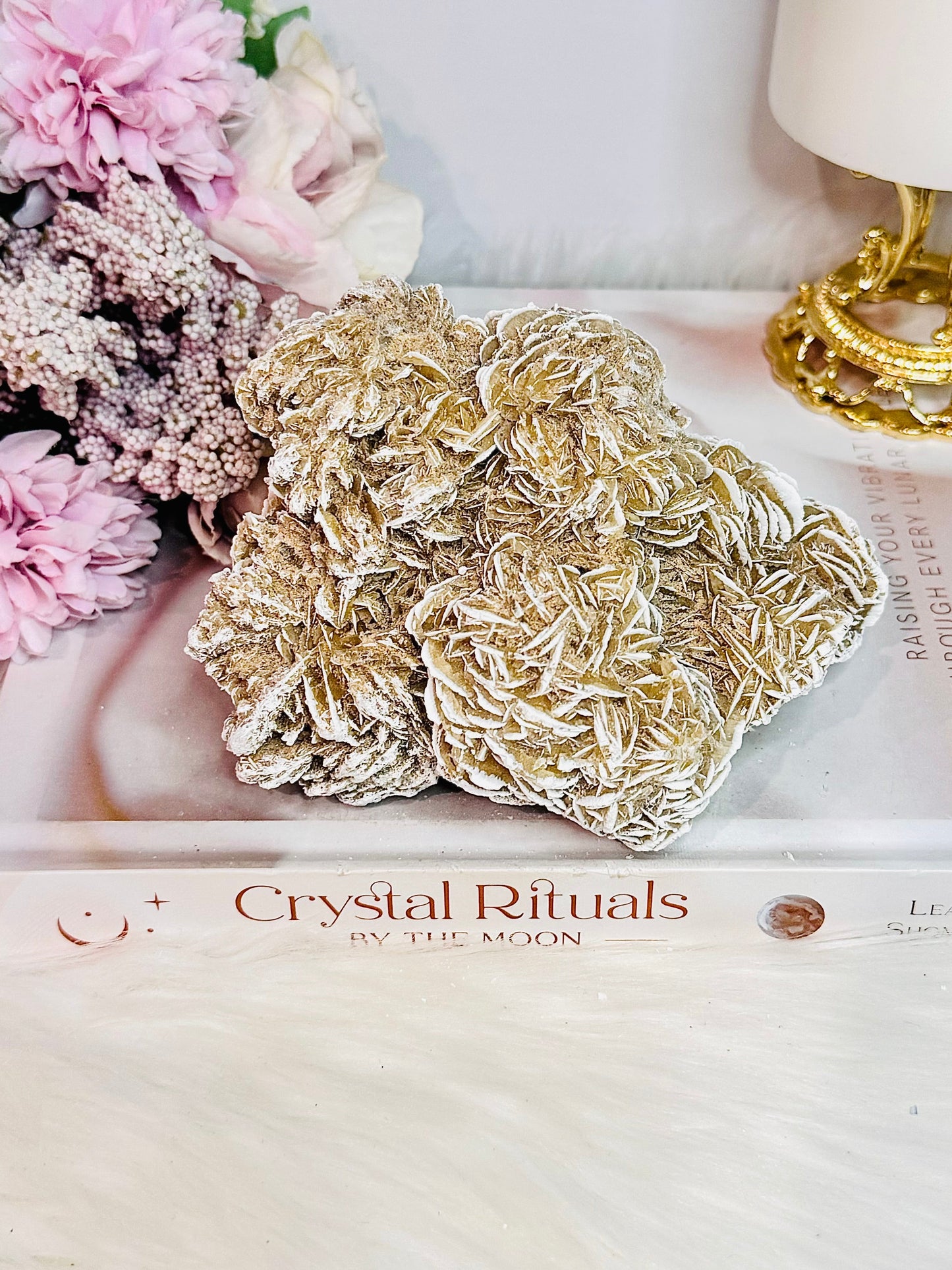 Natural Large Desert Rose Selenite Specimen 12cm 463grams