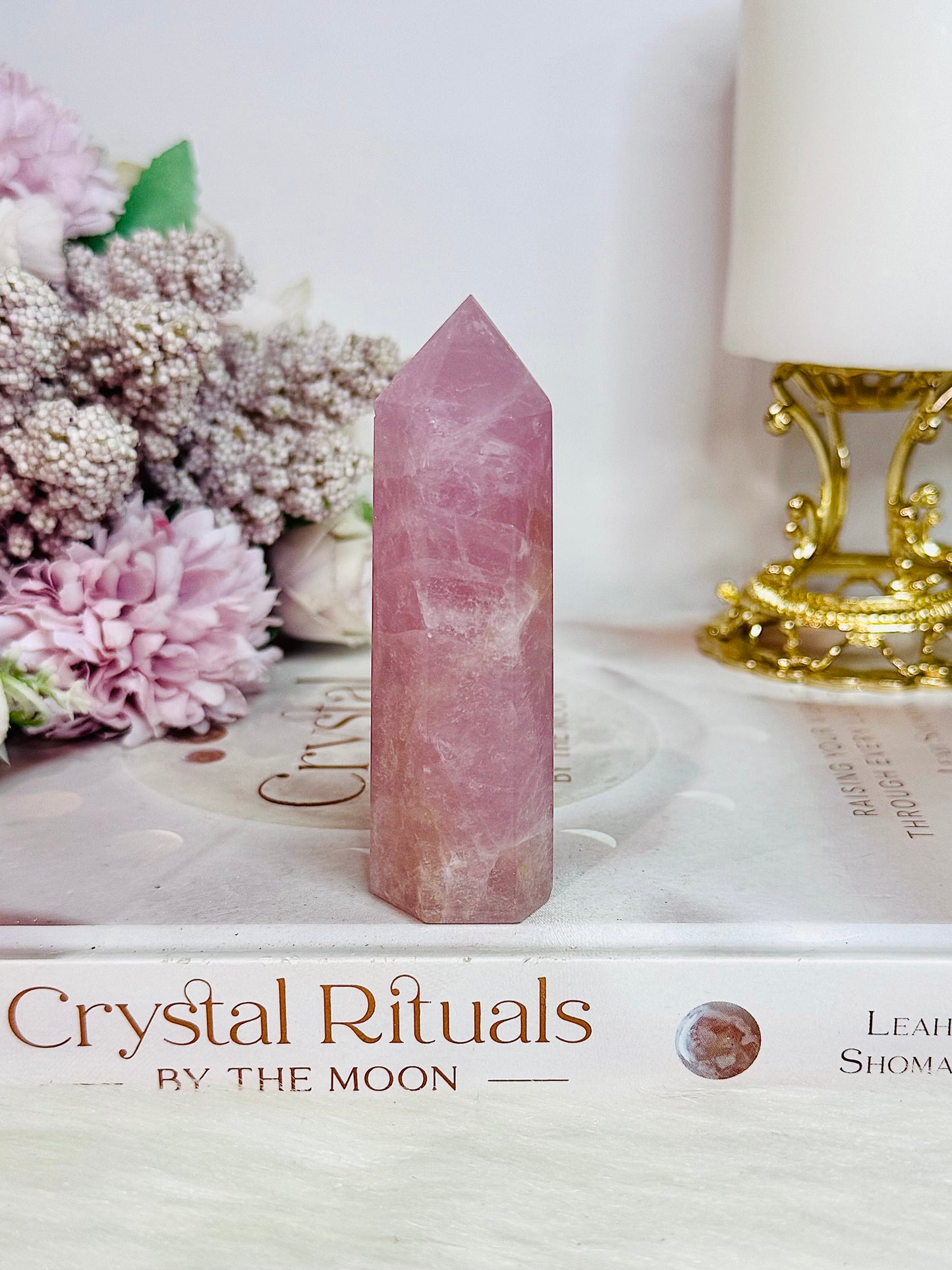 Rose Quartz Tower 8.5cm