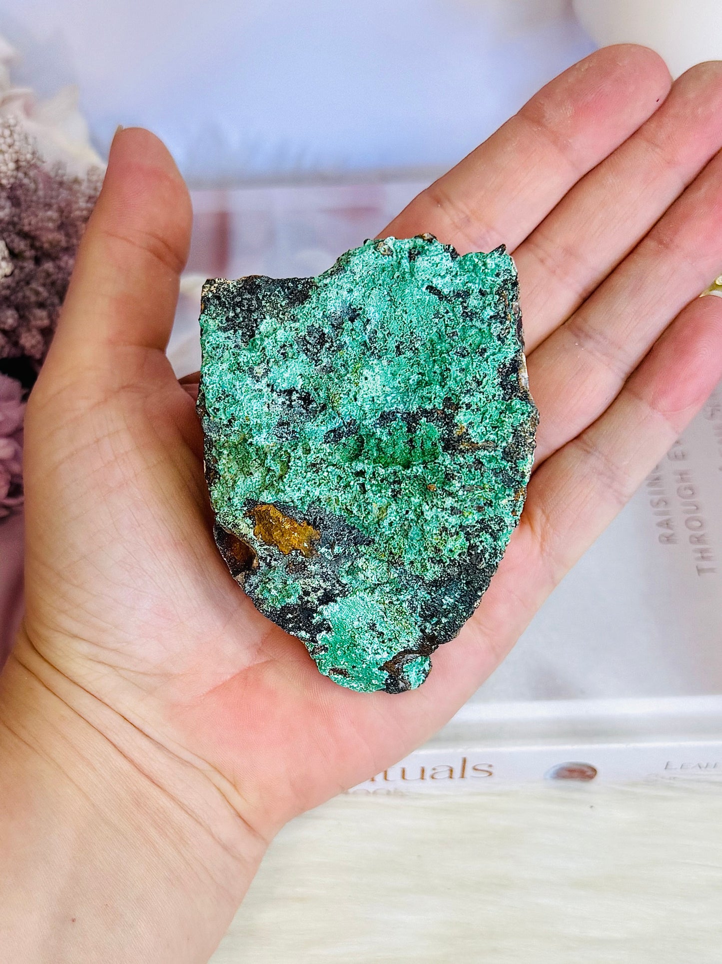 Natural Malachite Rough Specimen 8cm 227grams