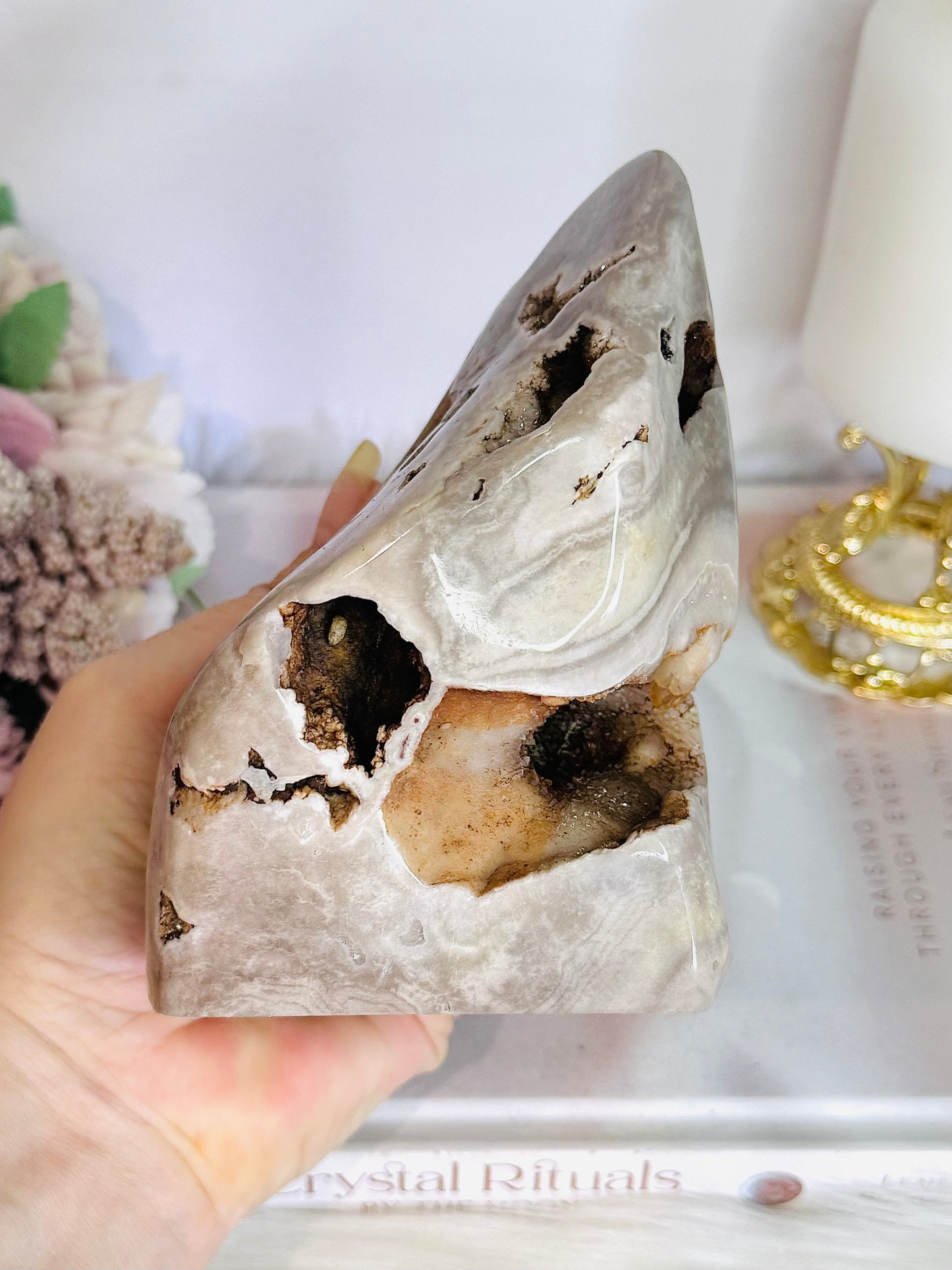 Pink Amethyst Druzy Freeform Large 786grams