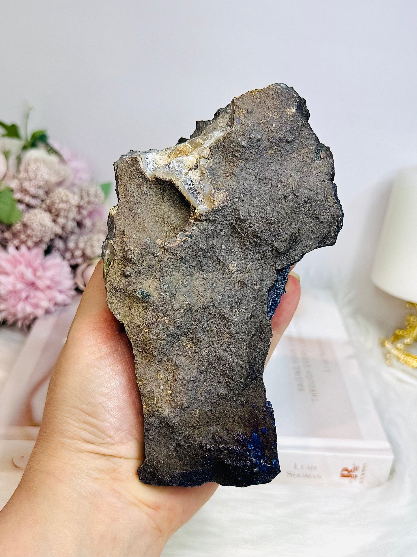 Aura Titanium Quartz Large Cluster 14cm 702g