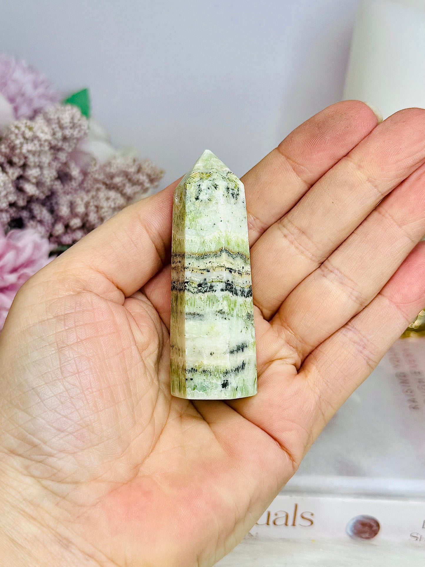 Green Calcite Tower 7cm