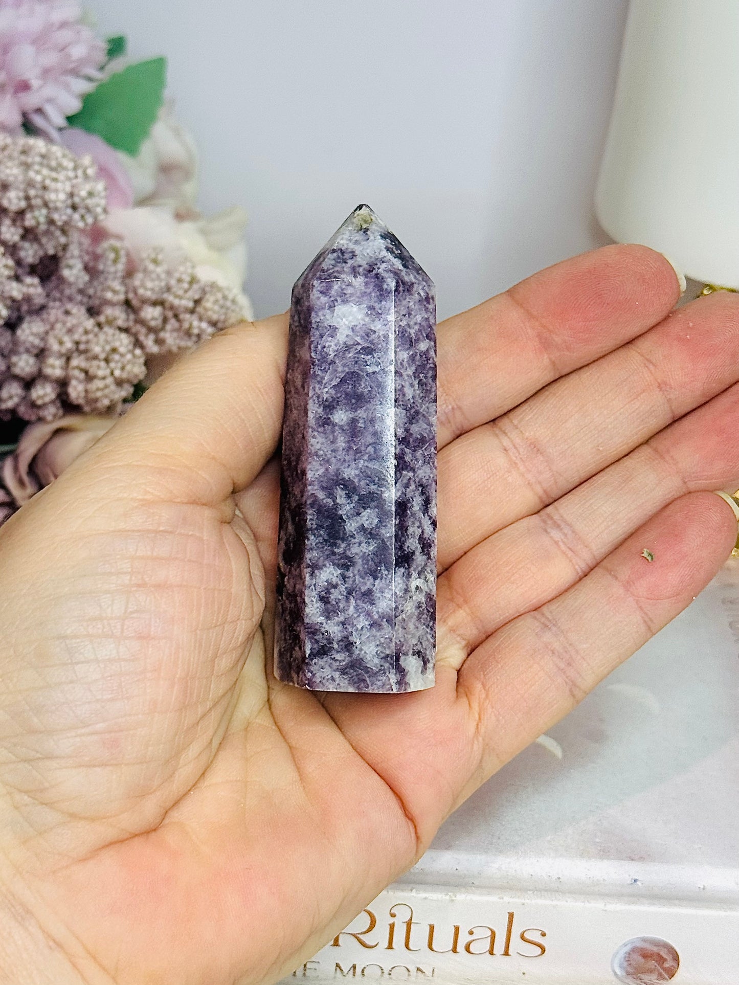 Lepidolite Tower 8cm