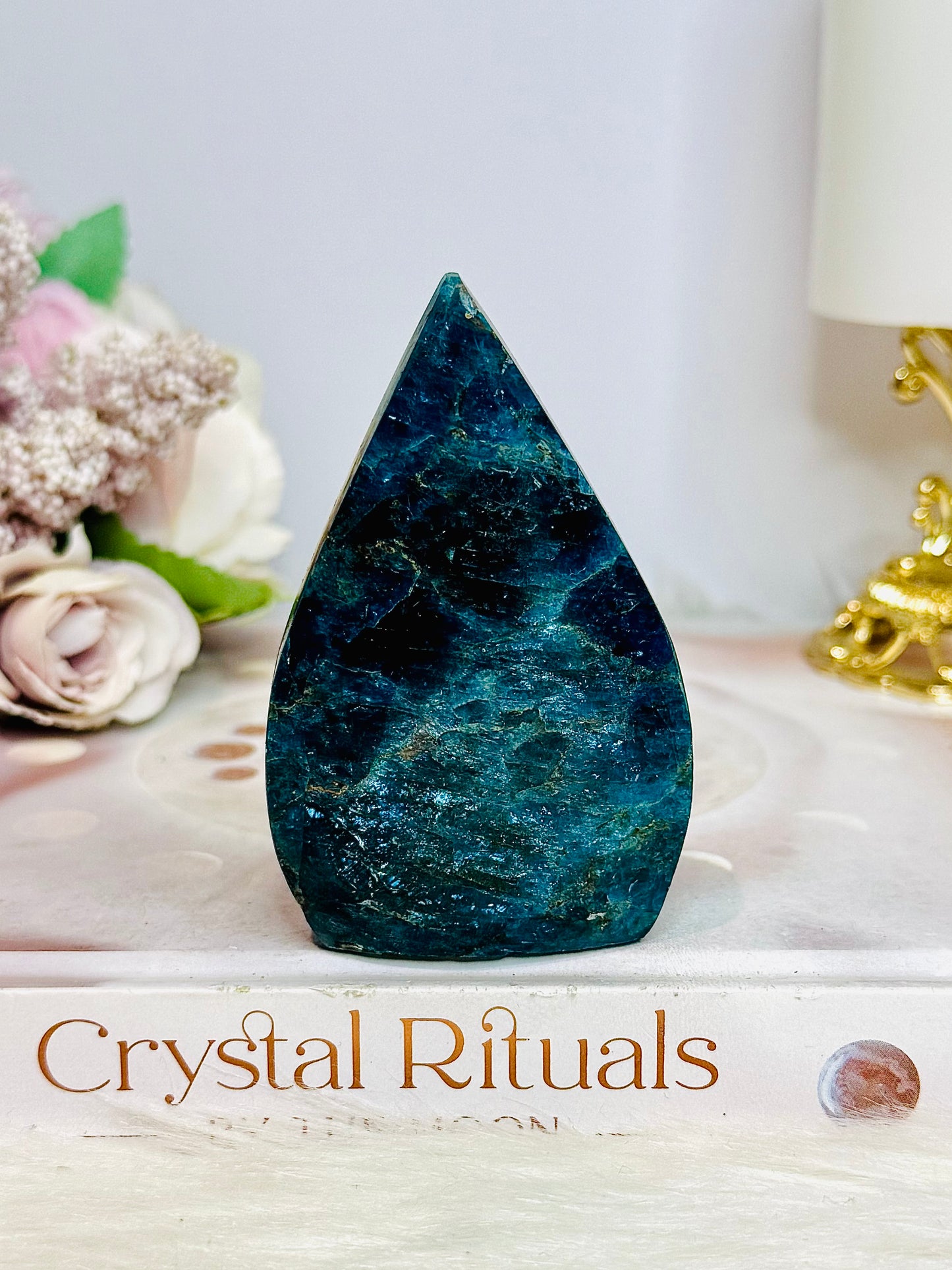 Blue Apatite Freeform | Flame 8cm