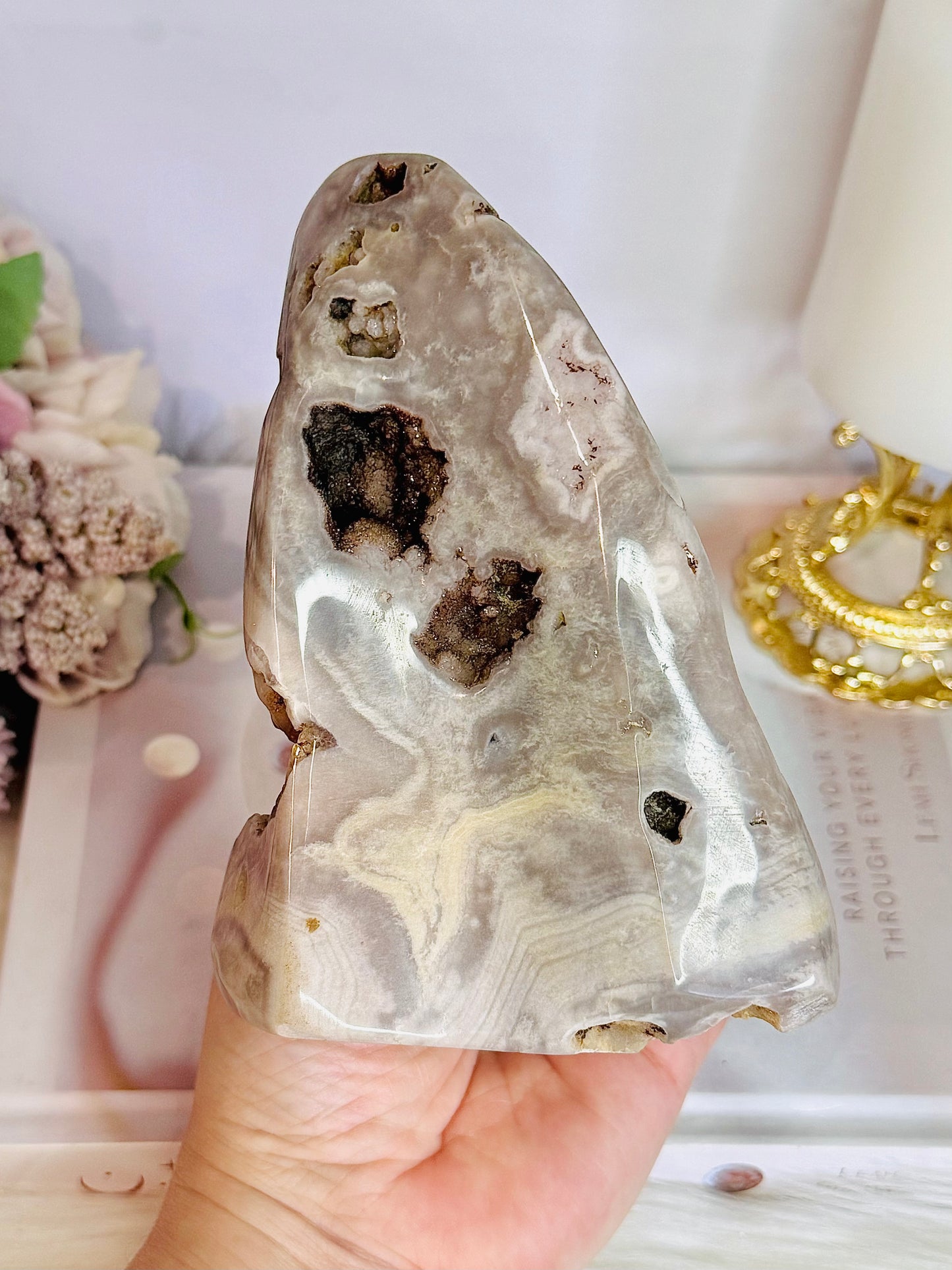 Pink Amethyst Druzy Freeform Large 786grams