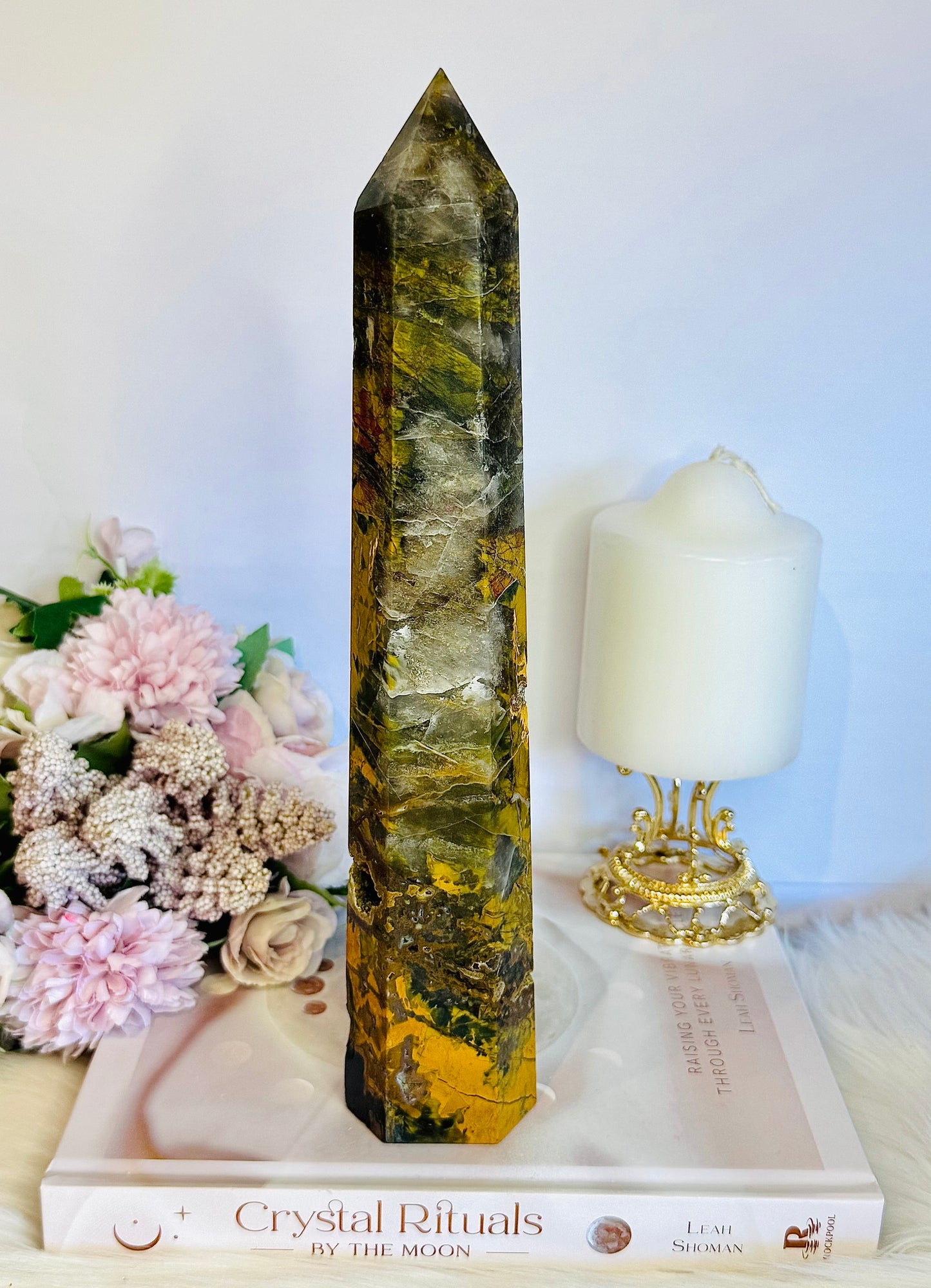 ⚜️ SALE ⚜️ Incredible Energy ~ Large Chunky 27cm Pietersite Druzy Tower