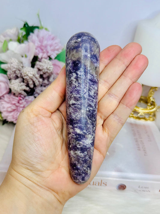 Large Lepidolite Massage Wand 14cm