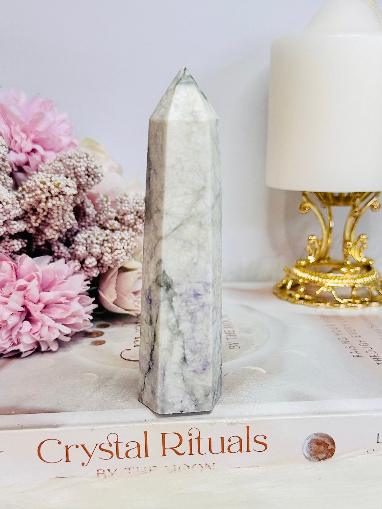 Beautiful 11cm Chunky Tiffany Stone Tower