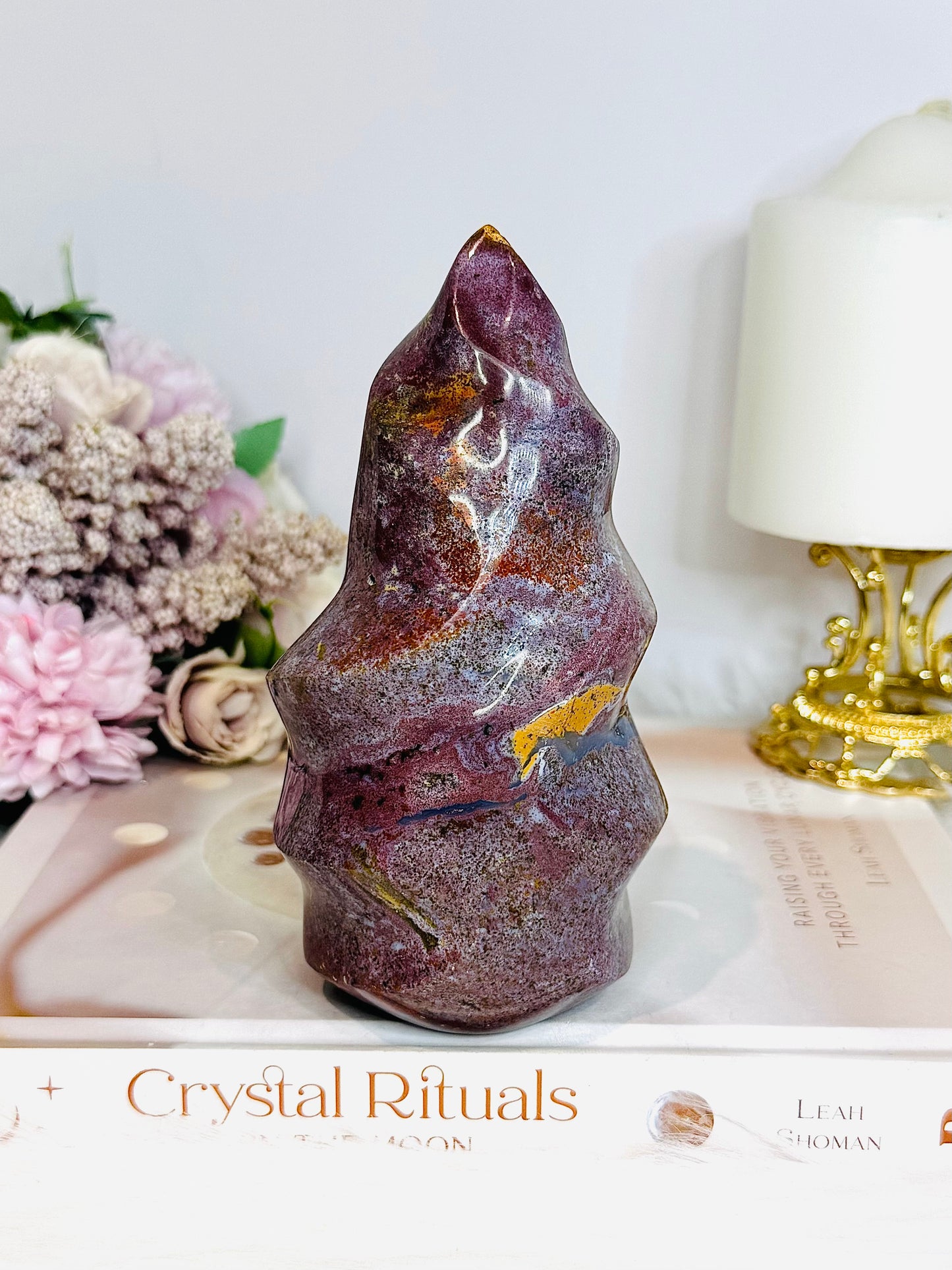Large High Grade Ocean Jasper Flame 14cm 632g