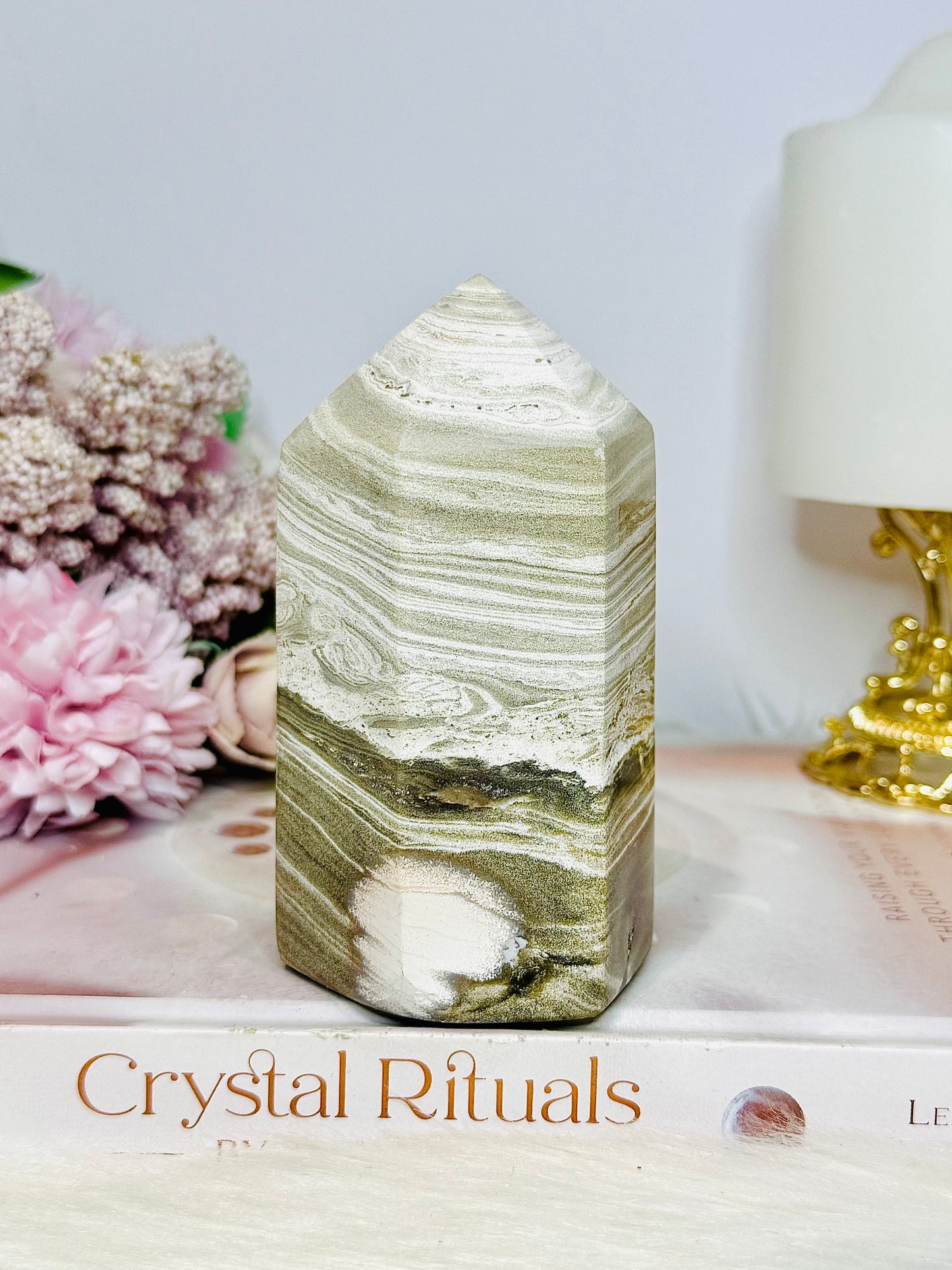 Chunky Jasper Tower 468g 11cm