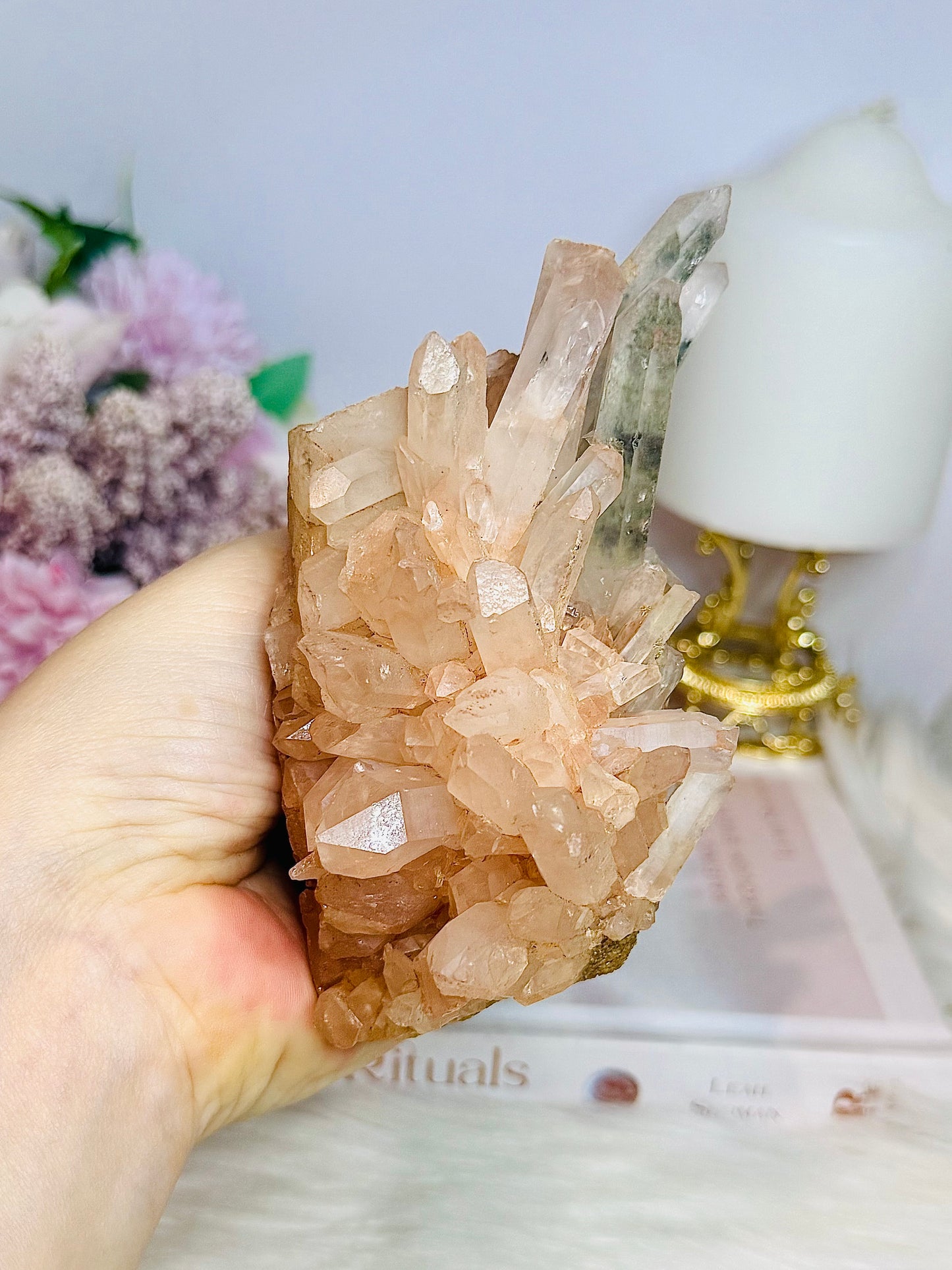Natural Large Himalayan Quartz Cluster 475g
